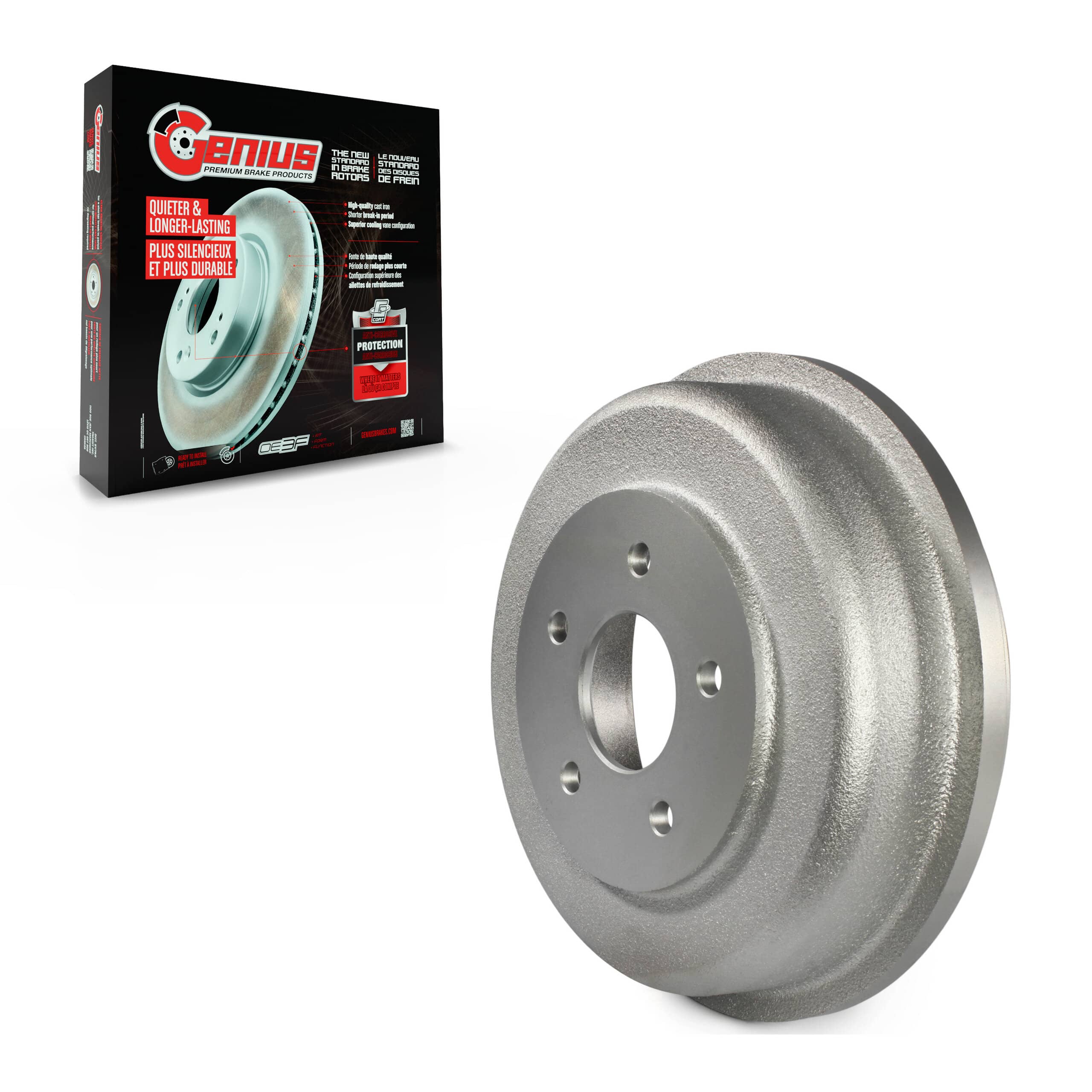 Genius - GCR-97804 - Rear Brake Drum