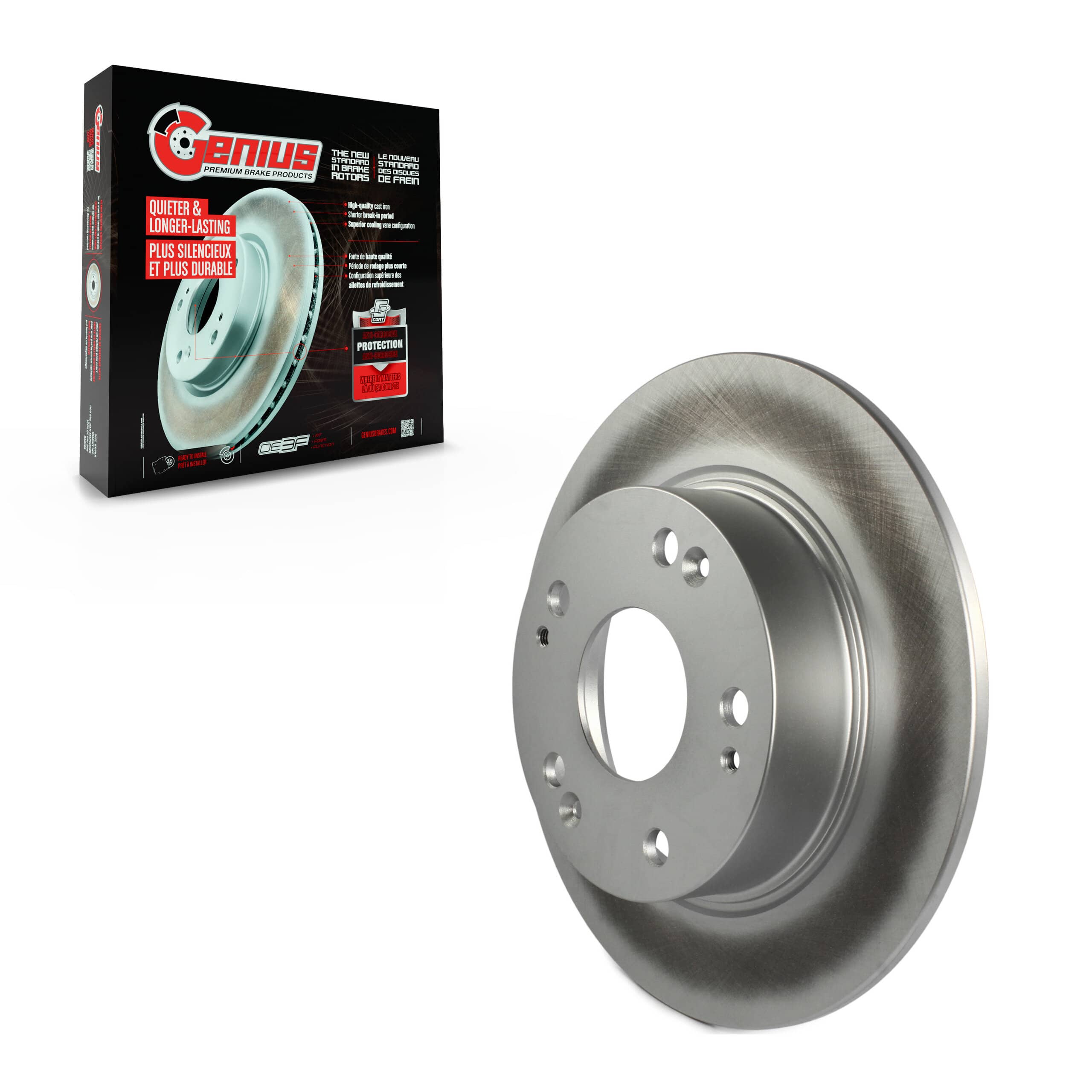 Genius - GCR-980138 - Rear Disc Brake Rotor