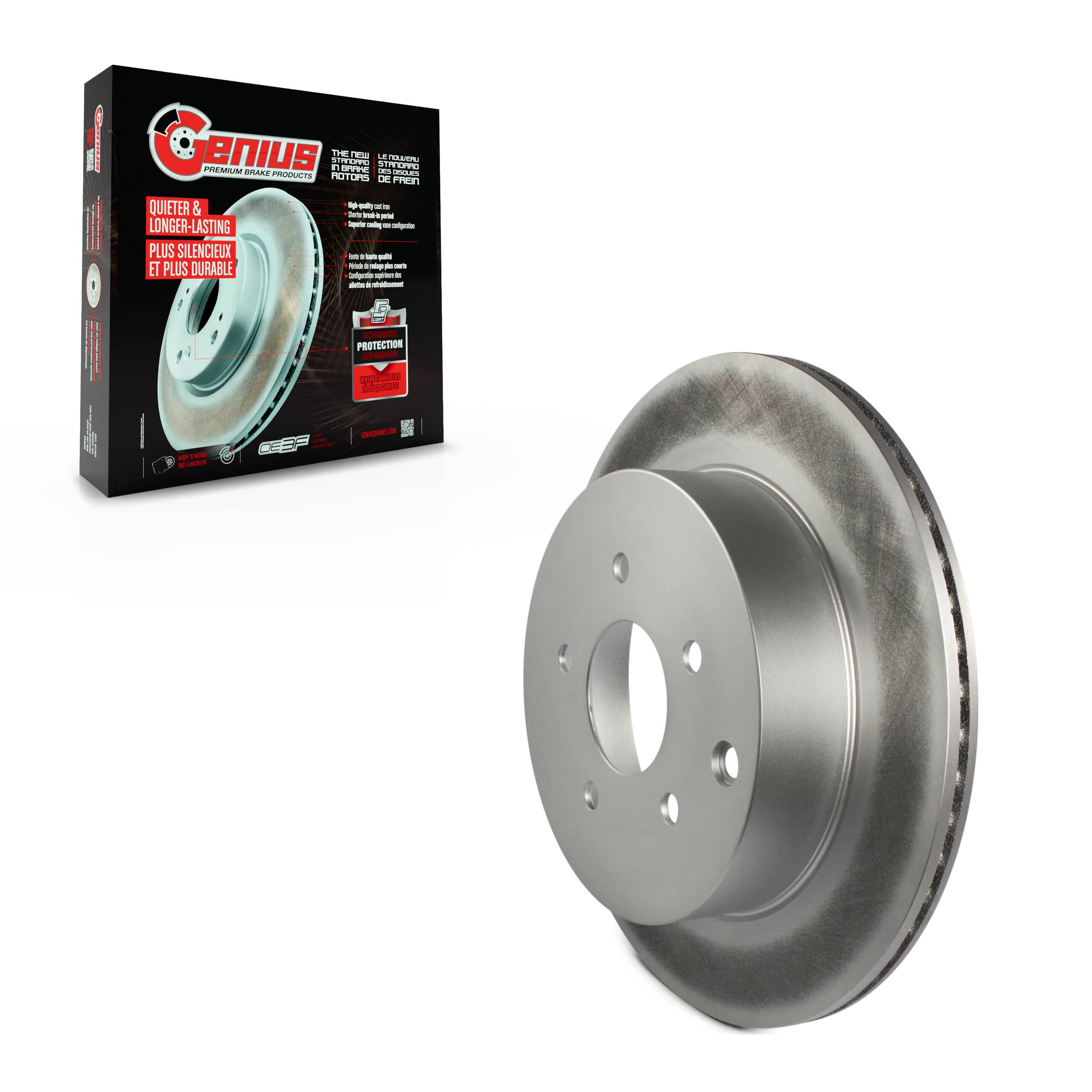 Genius - GCR-980155 - Rear Disc Brake Rotor