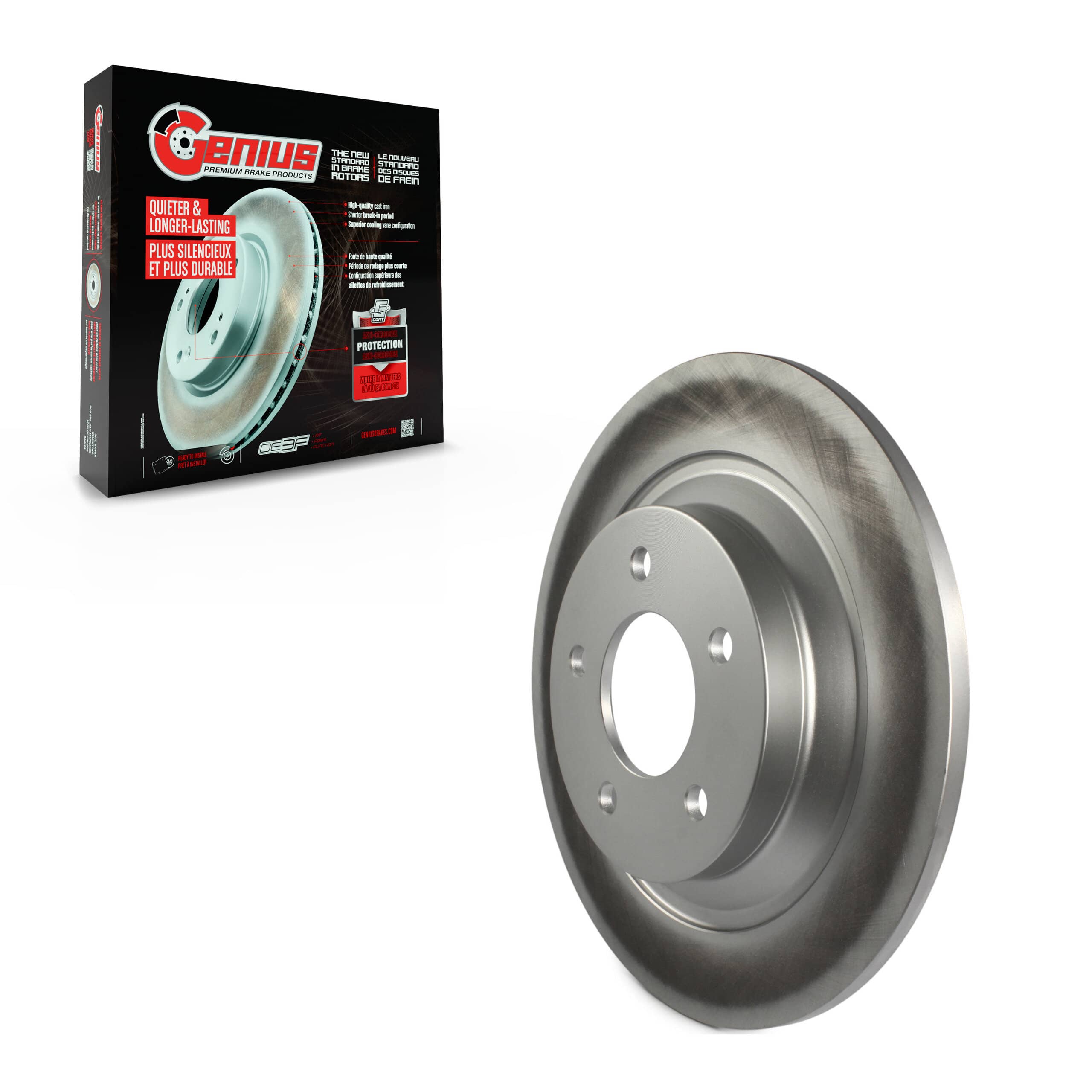 Genius - GCR-980472 - Rear Disc Brake Rotor