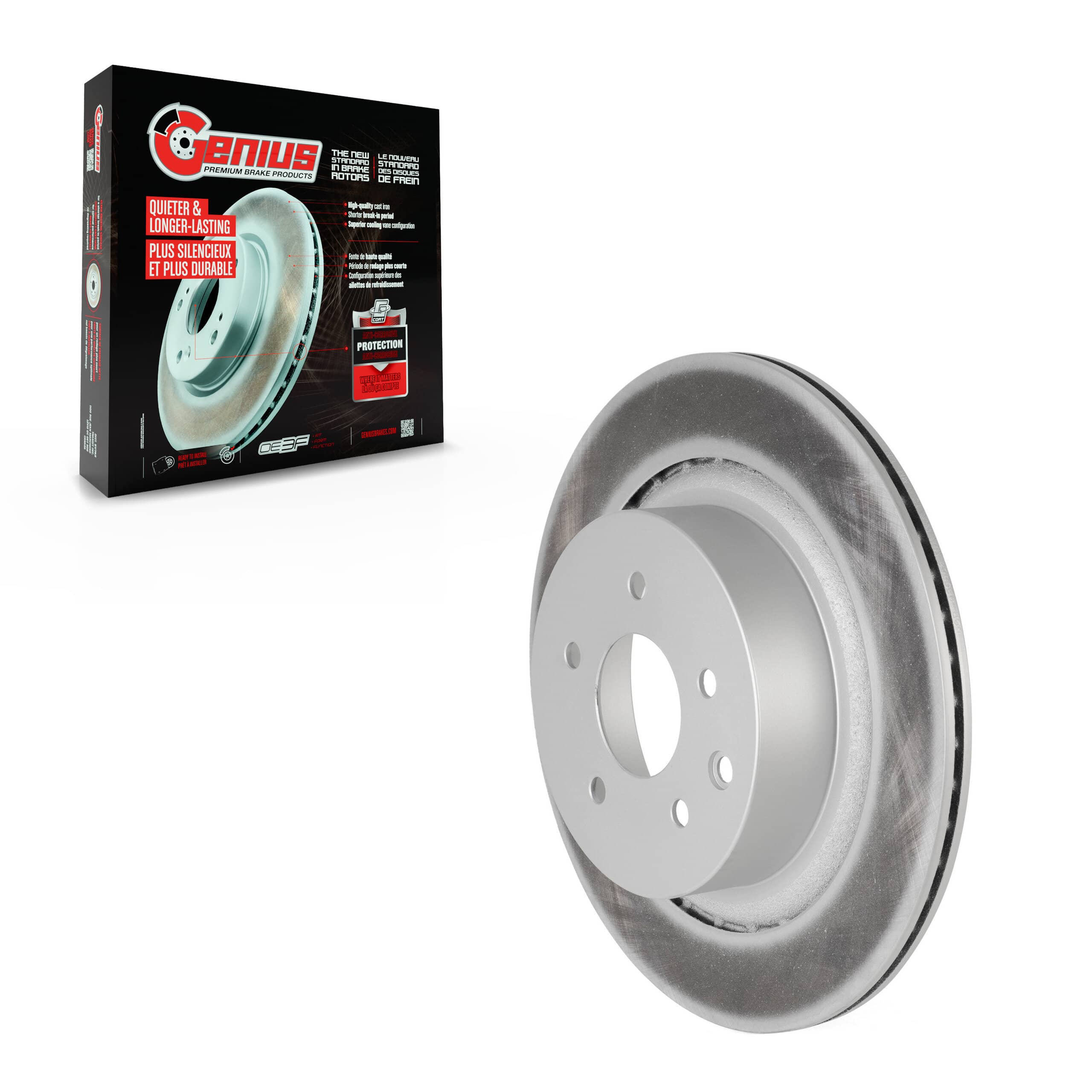 Genius - GCR-980568 - Rear Disc Brake Rotor