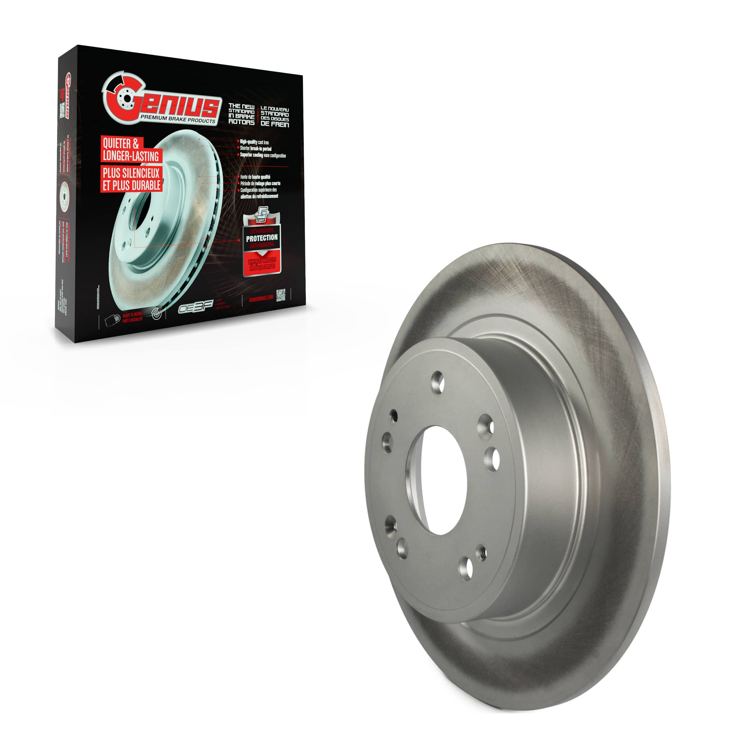 Genius - GCR-980577 - Rear Disc Brake Rotor