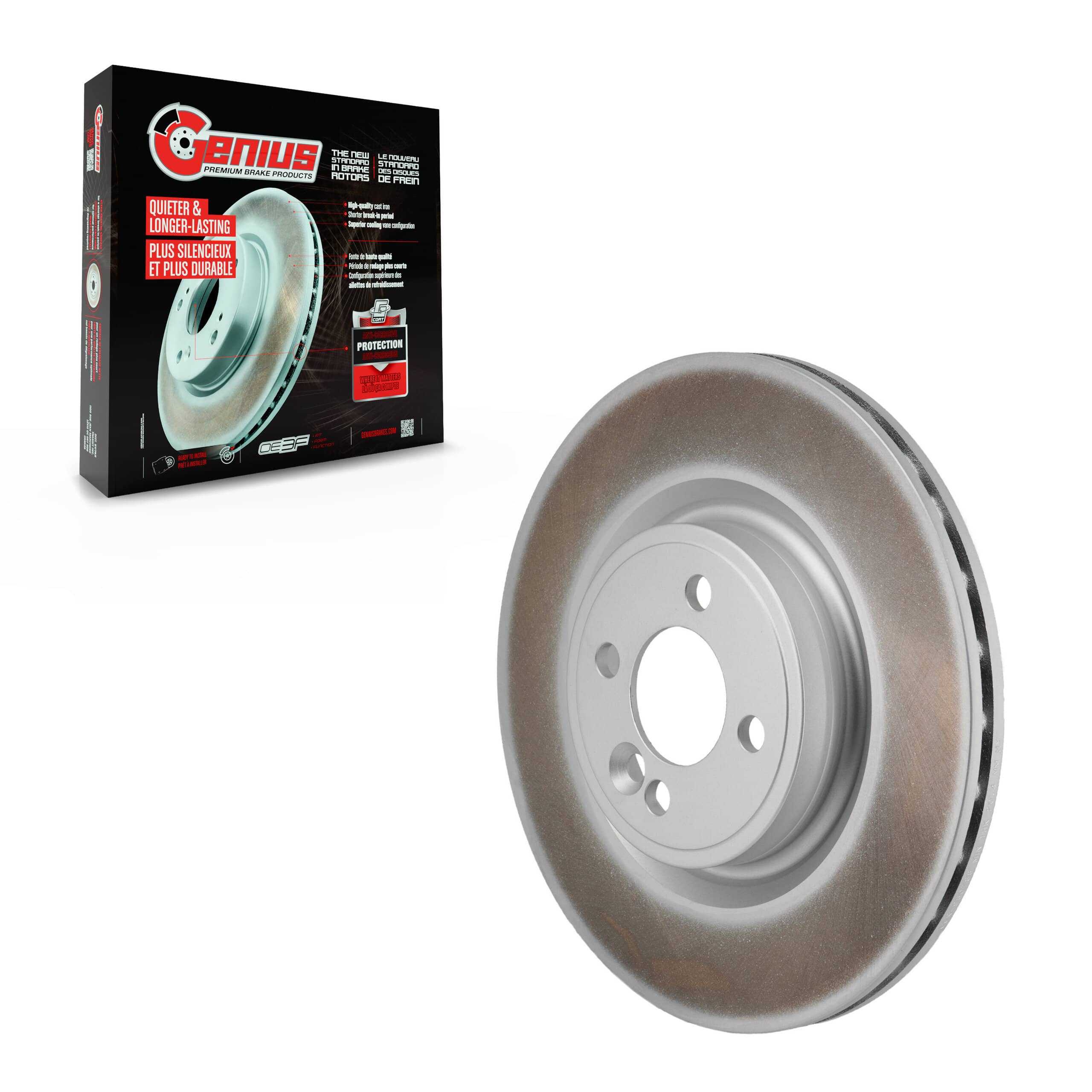 Genius - GCR-980788 - Front Disc Brake Rotor