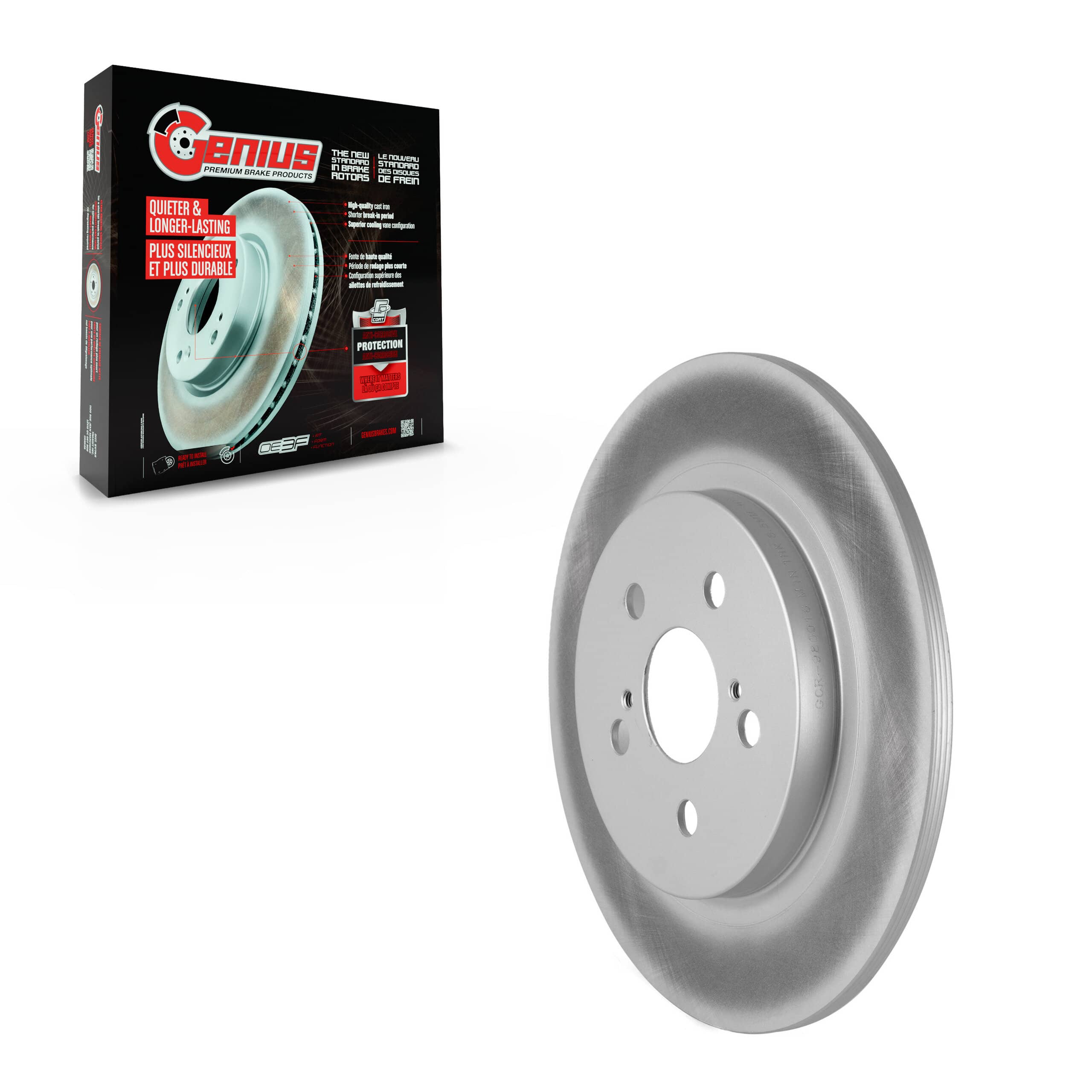 Genius - GCR-980916 - Rear Disc Brake Rotor