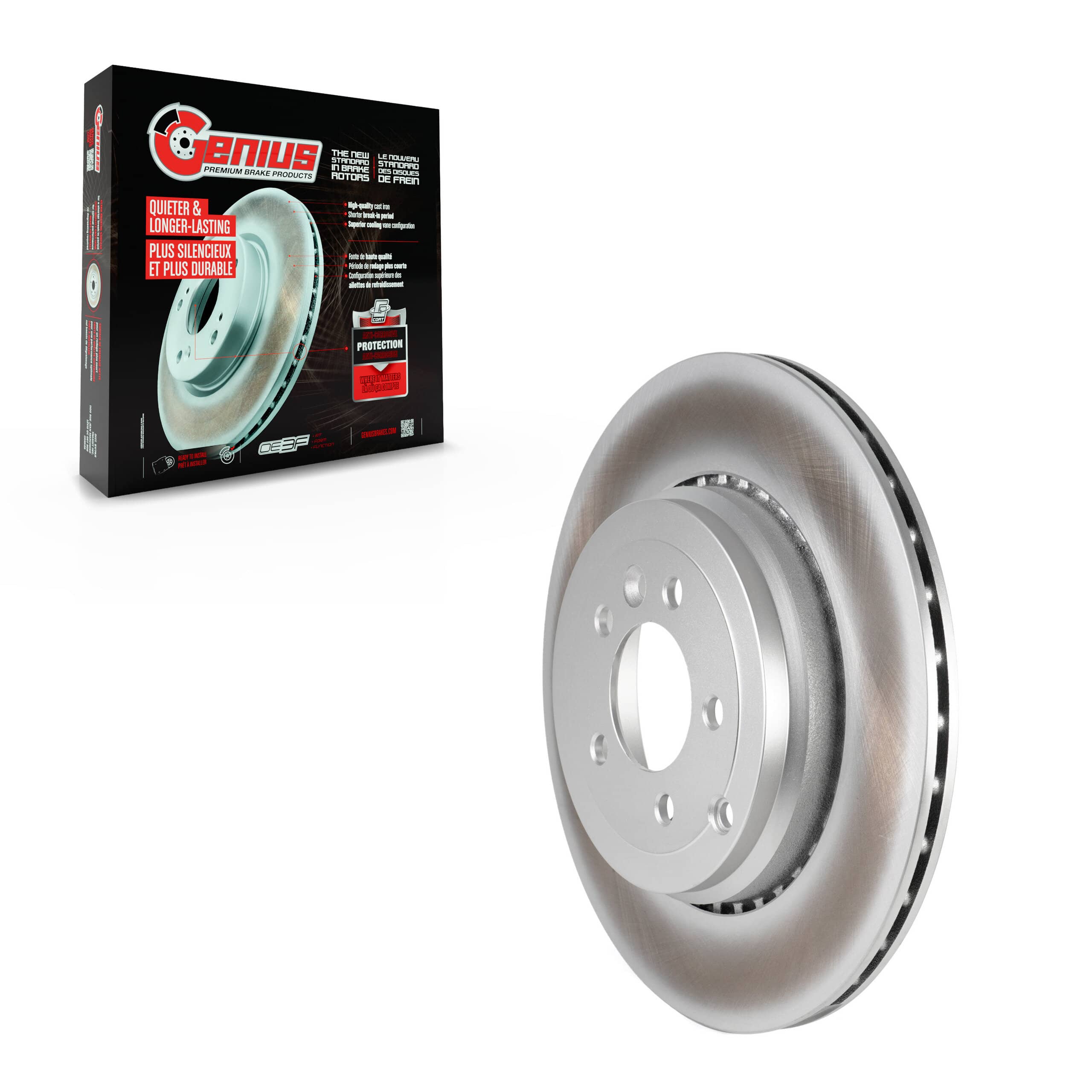 Genius - GCR-980927 - Rear Disc Brake Rotor