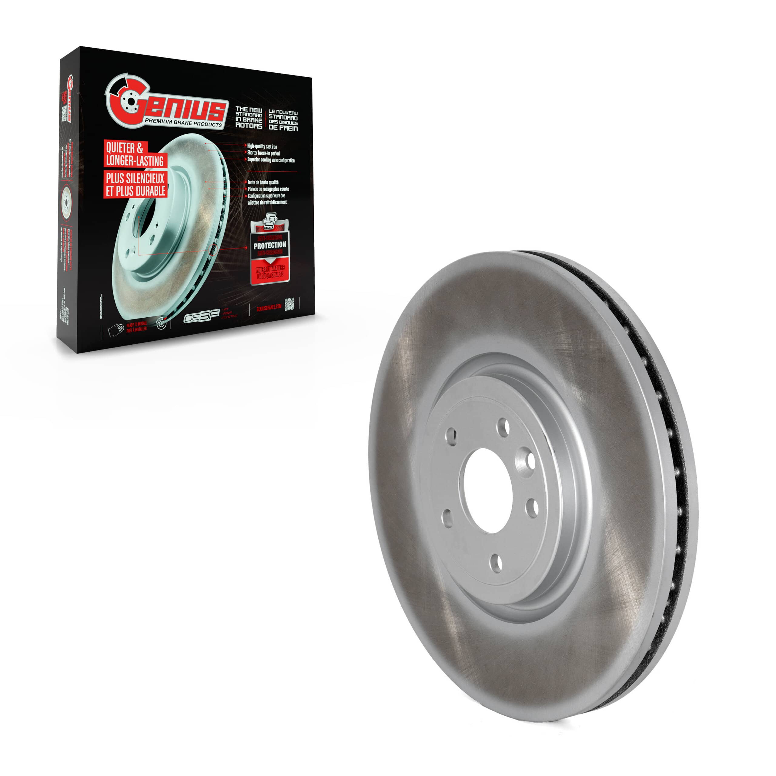 Genius - GCR-982010 - Front Disc Brake Rotor
