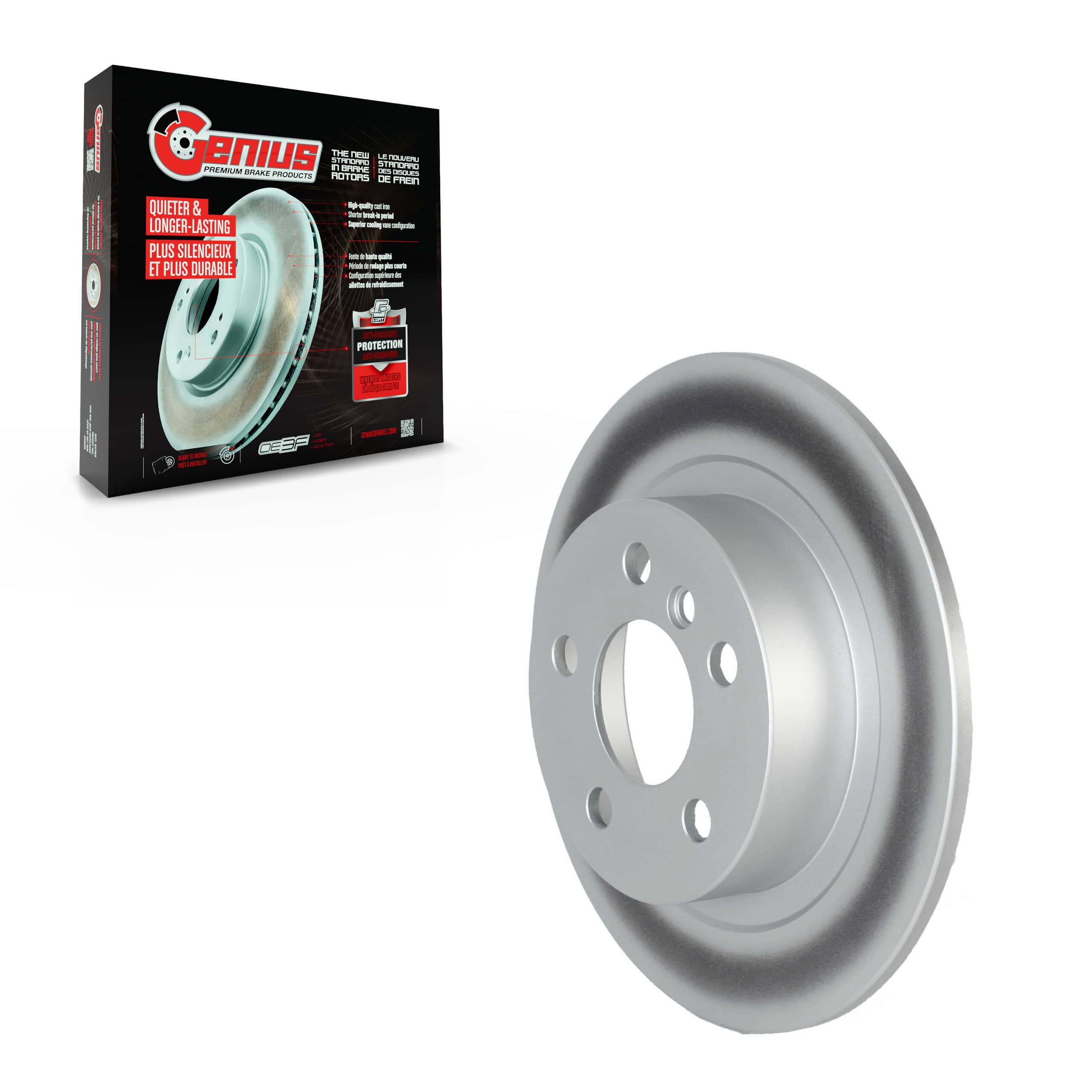 Genius - GCR-982069 - Rear Disc Brake Rotor