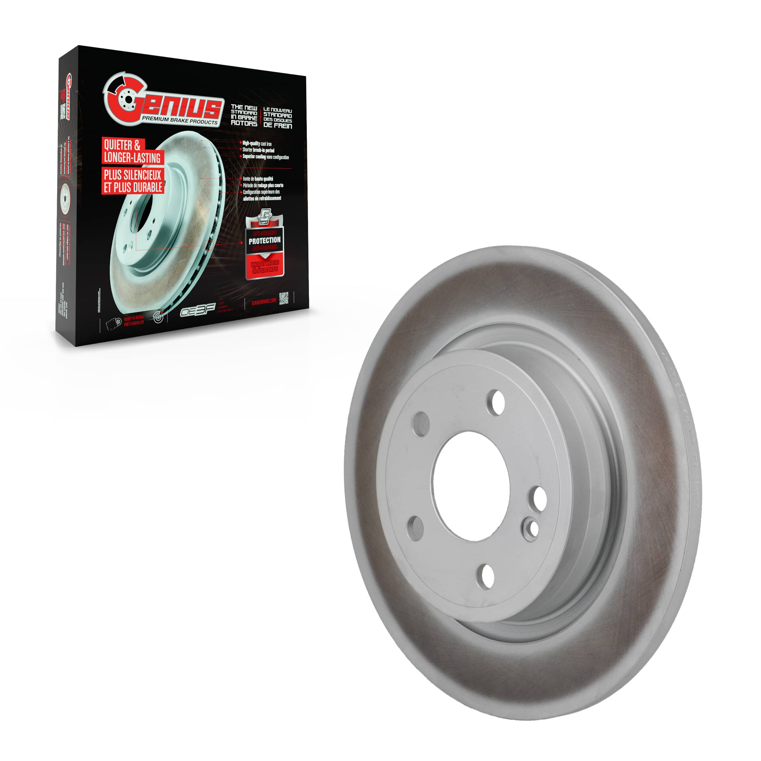 Genius - GCR-982605 - Rear Disc Brake Rotor