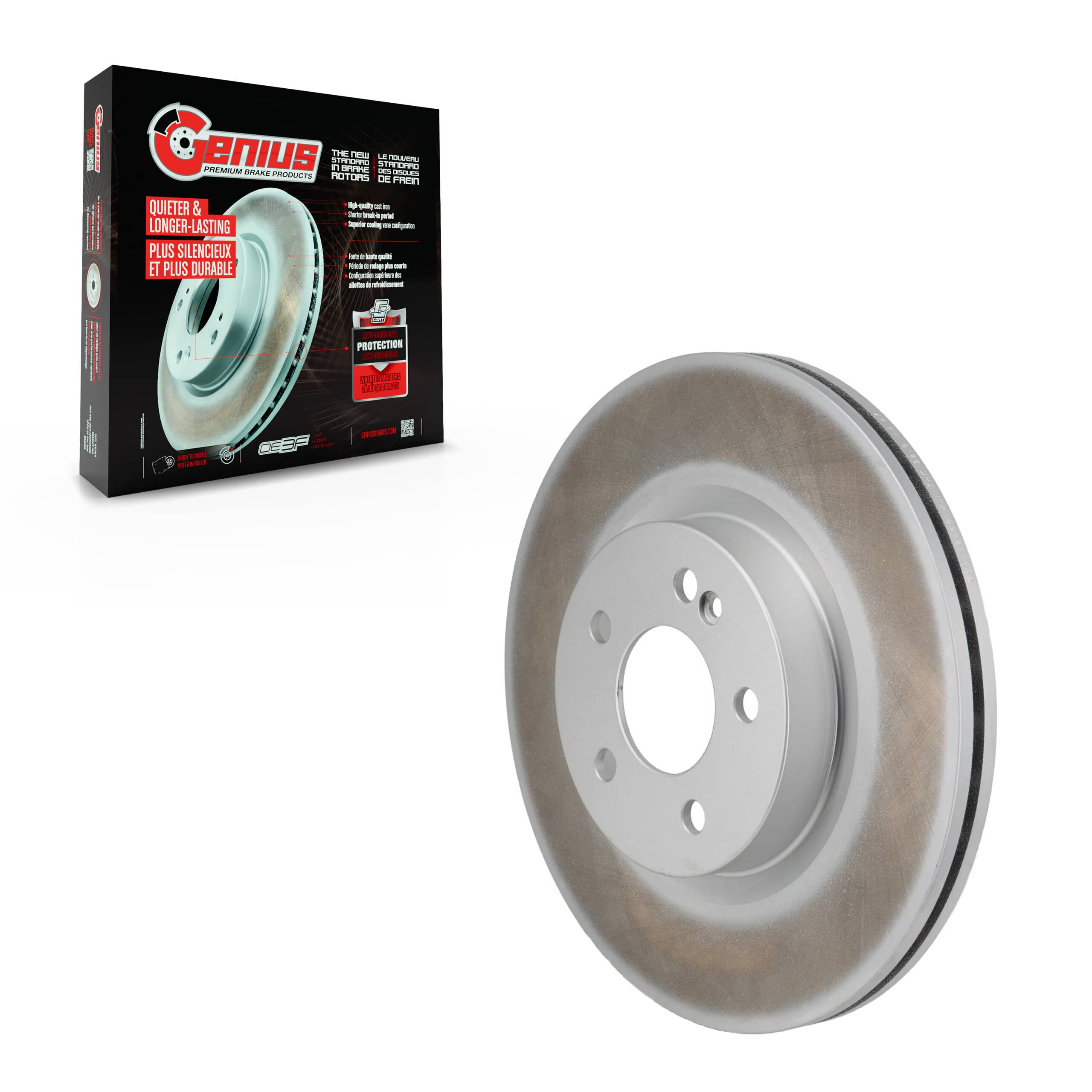Genius - GCR-G8455 - Rear Disc Brake Rotor