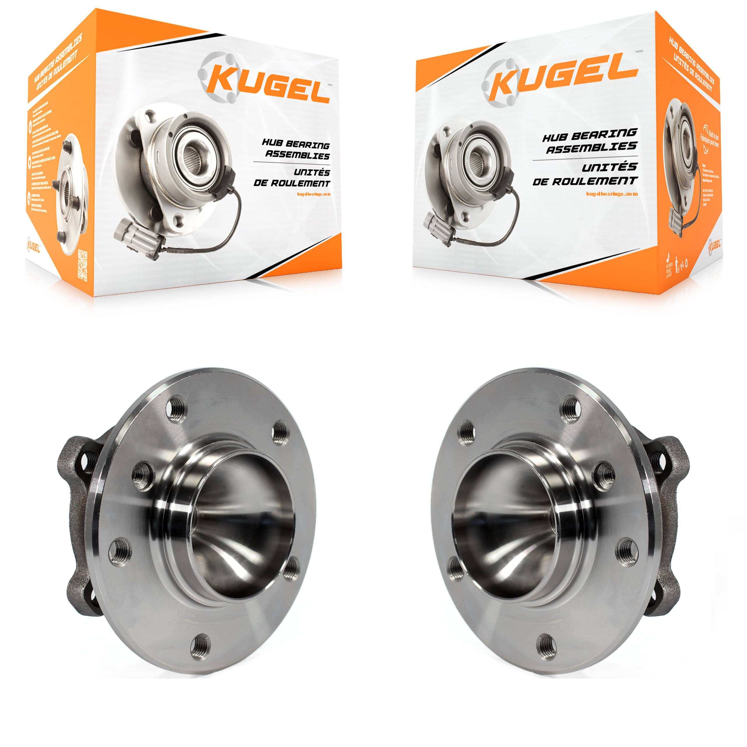 Kugel - K70-100310 - Front Wheel Bearing and Hub Assembly Kits