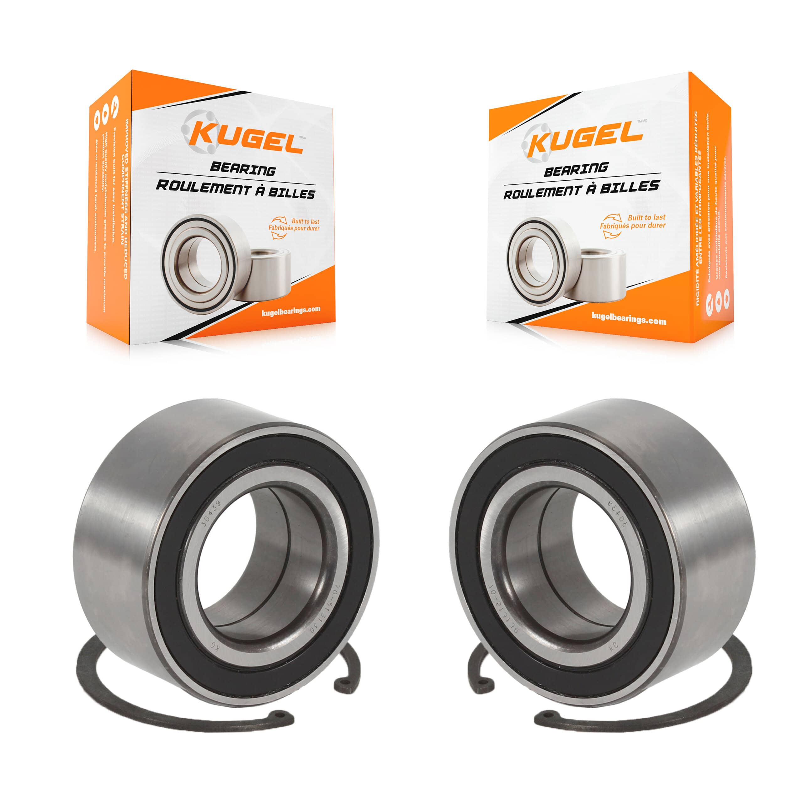 Kugel - K70-100552 - Front Wheel Bearing Kits