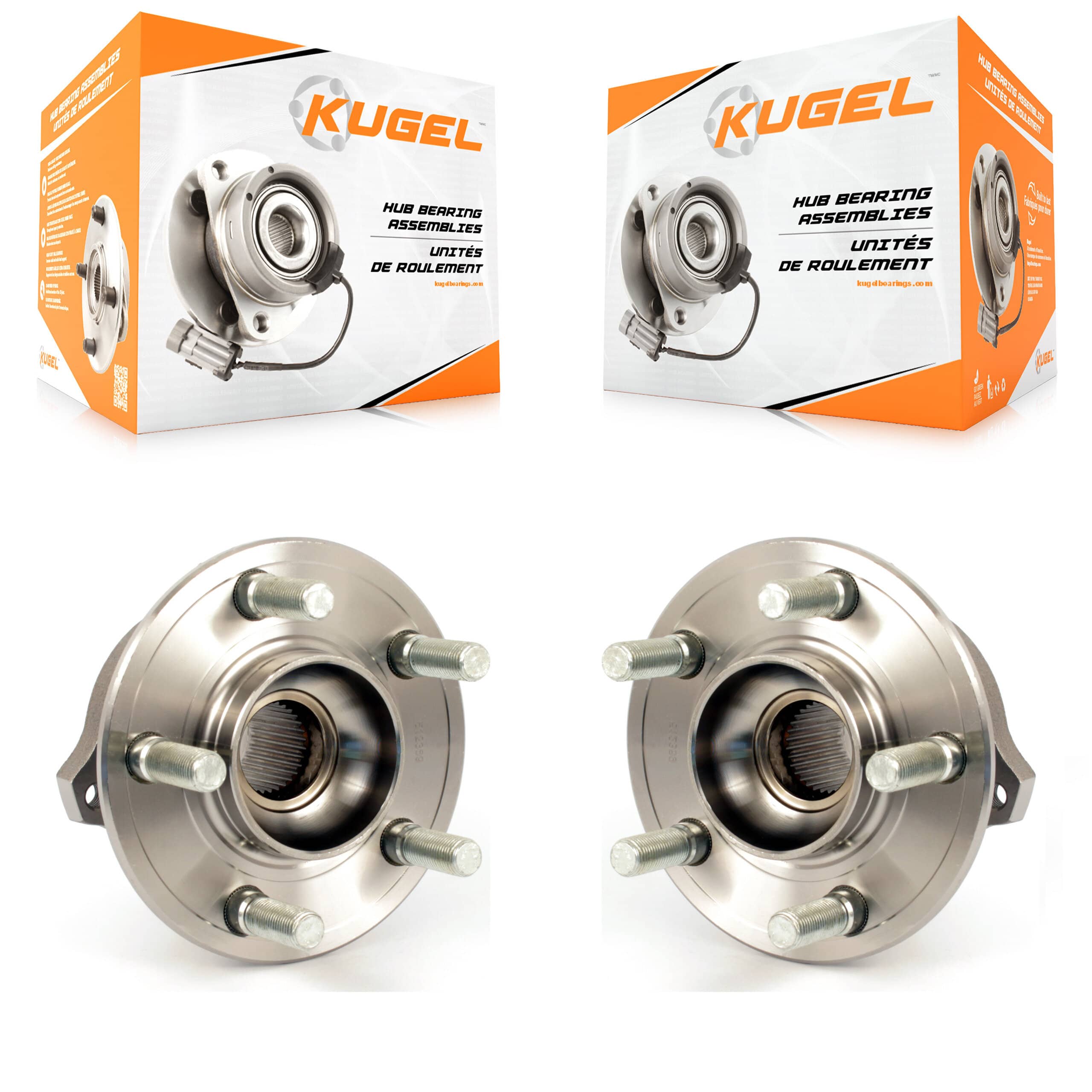 Kugel - K70-100690 - Rear Wheel Bearing and Hub Assembly Kits