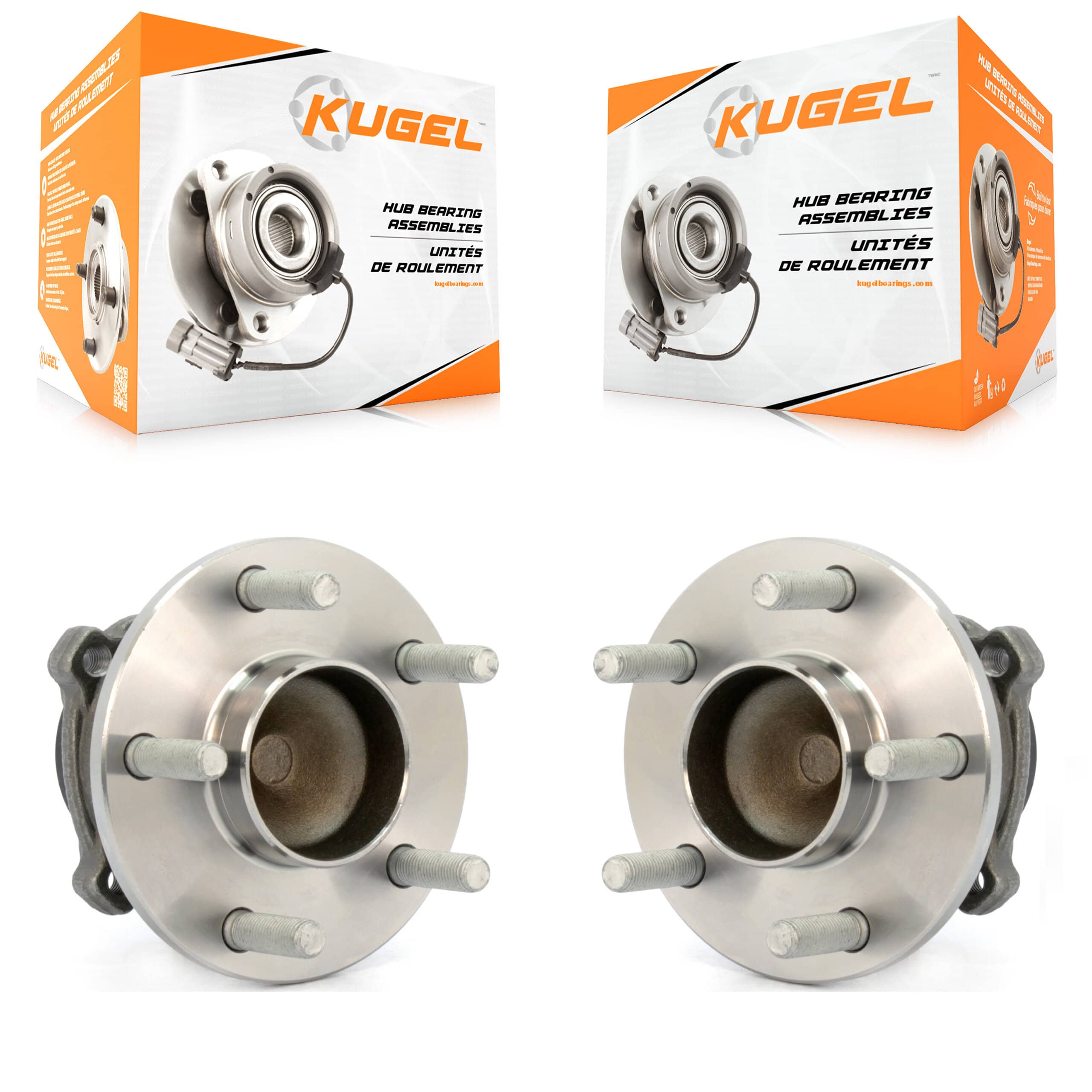 Kugel - K70-100718 - Rear Wheel Bearing and Hub Assembly Kits