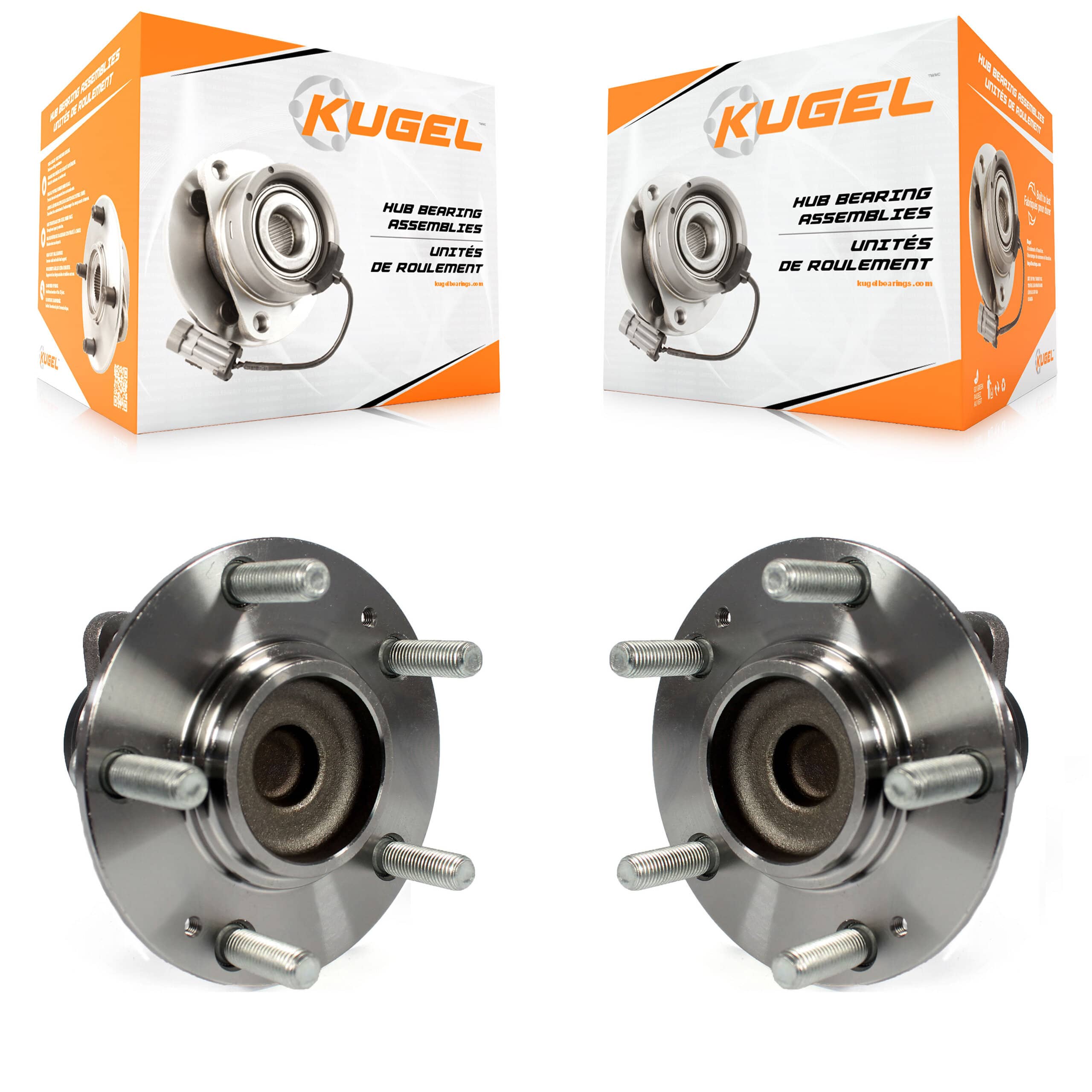 Kugel - K70-100727 - Rear Wheel Bearing and Hub Assembly Kits