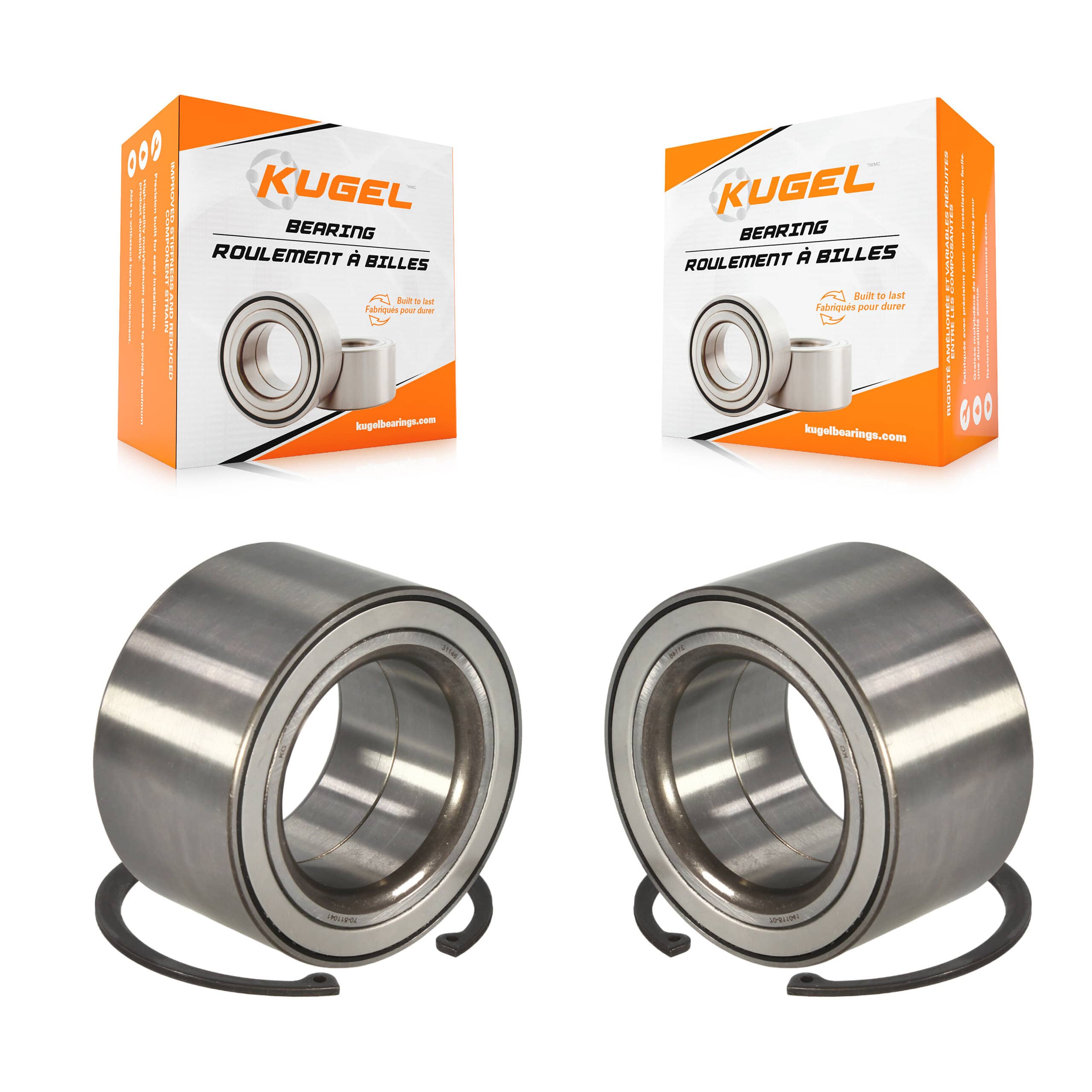 Kugel - K70-101072 - Rear Wheel Bearing Kits