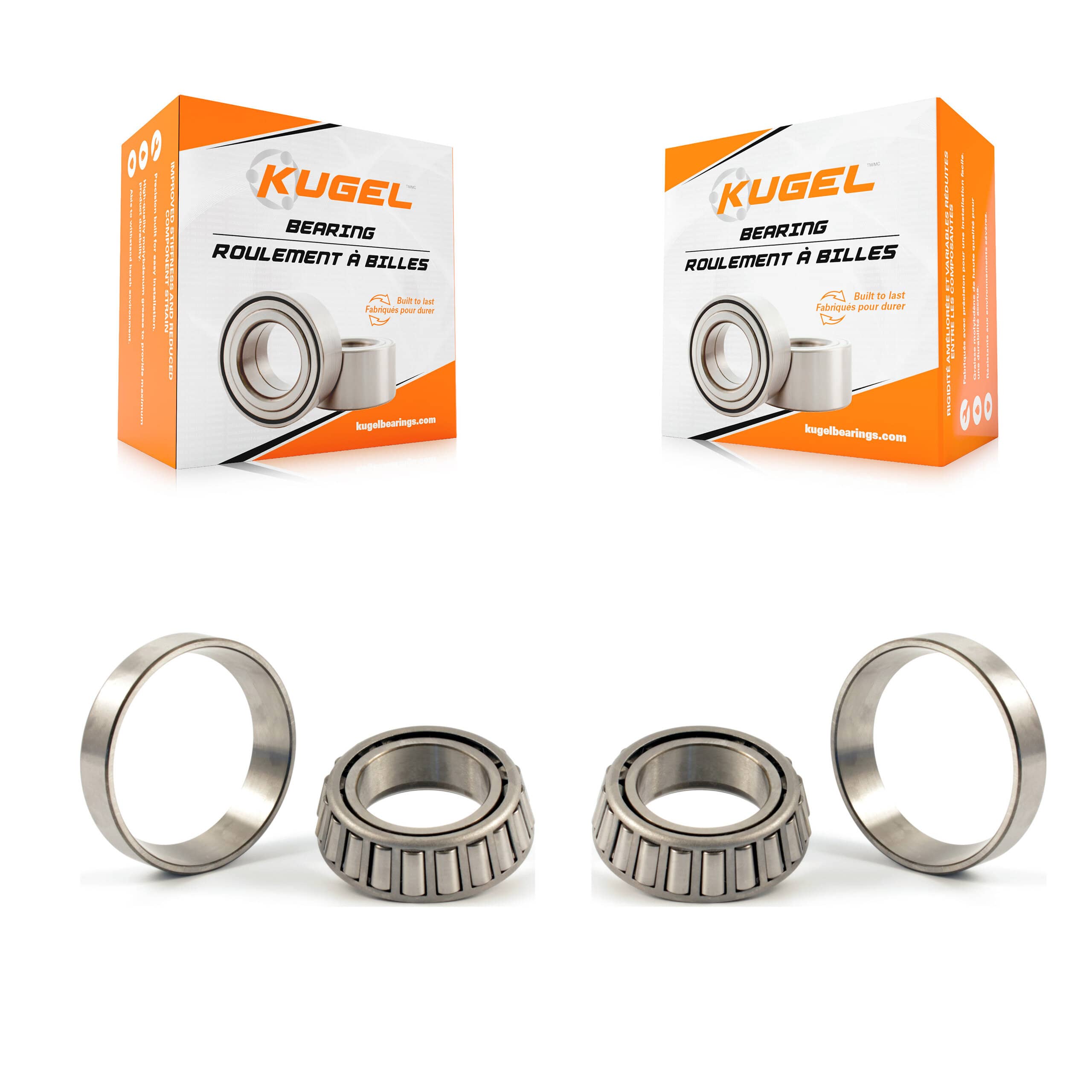 Kugel - K70-101118 - Rear Inner Wheel Bearing and Race Set Kits
