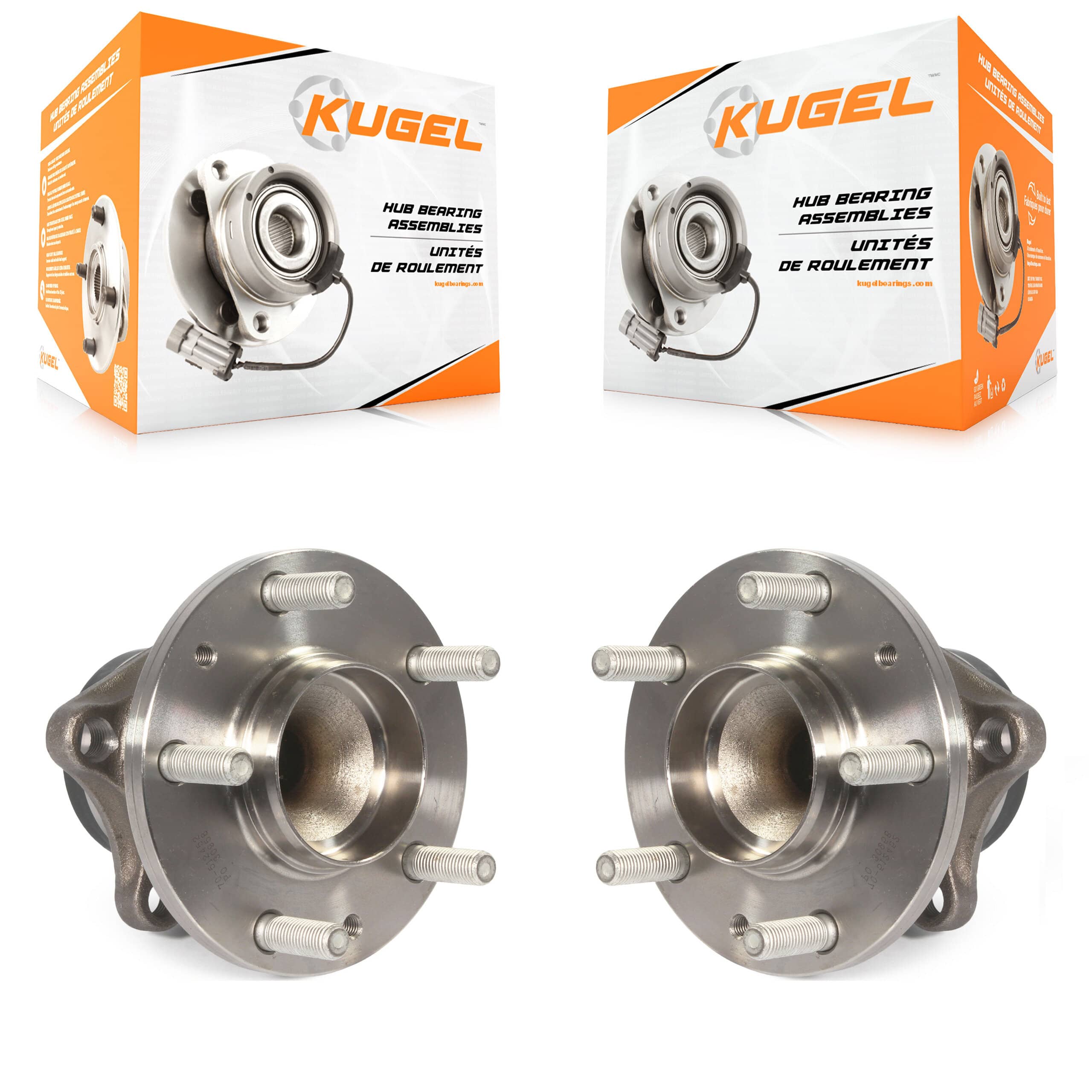Kugel - K70-101375 - Rear Wheel Bearing and Hub Assembly Kits
