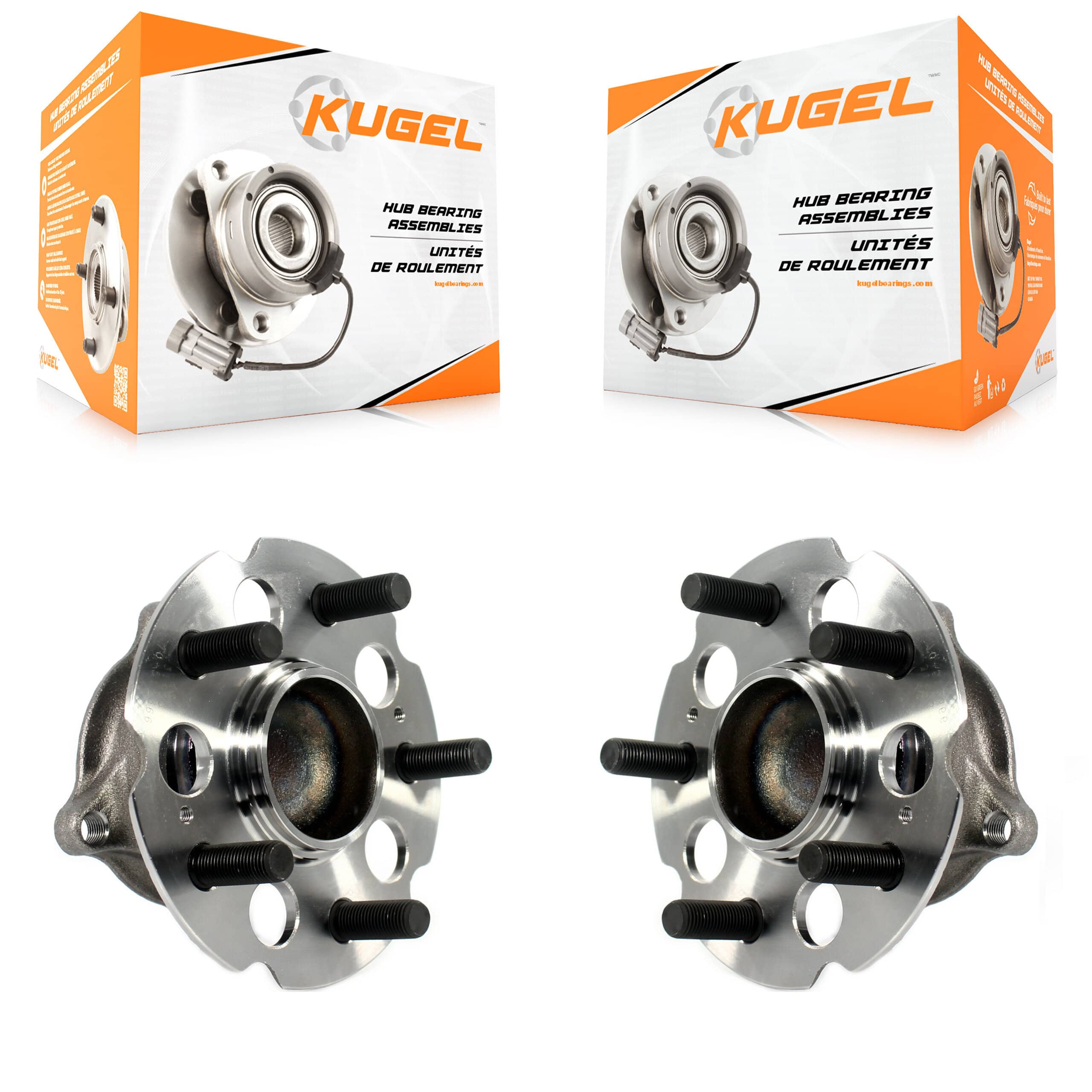 Kugel - K70-101497 - Rear Wheel Bearing and Hub Assembly Kits