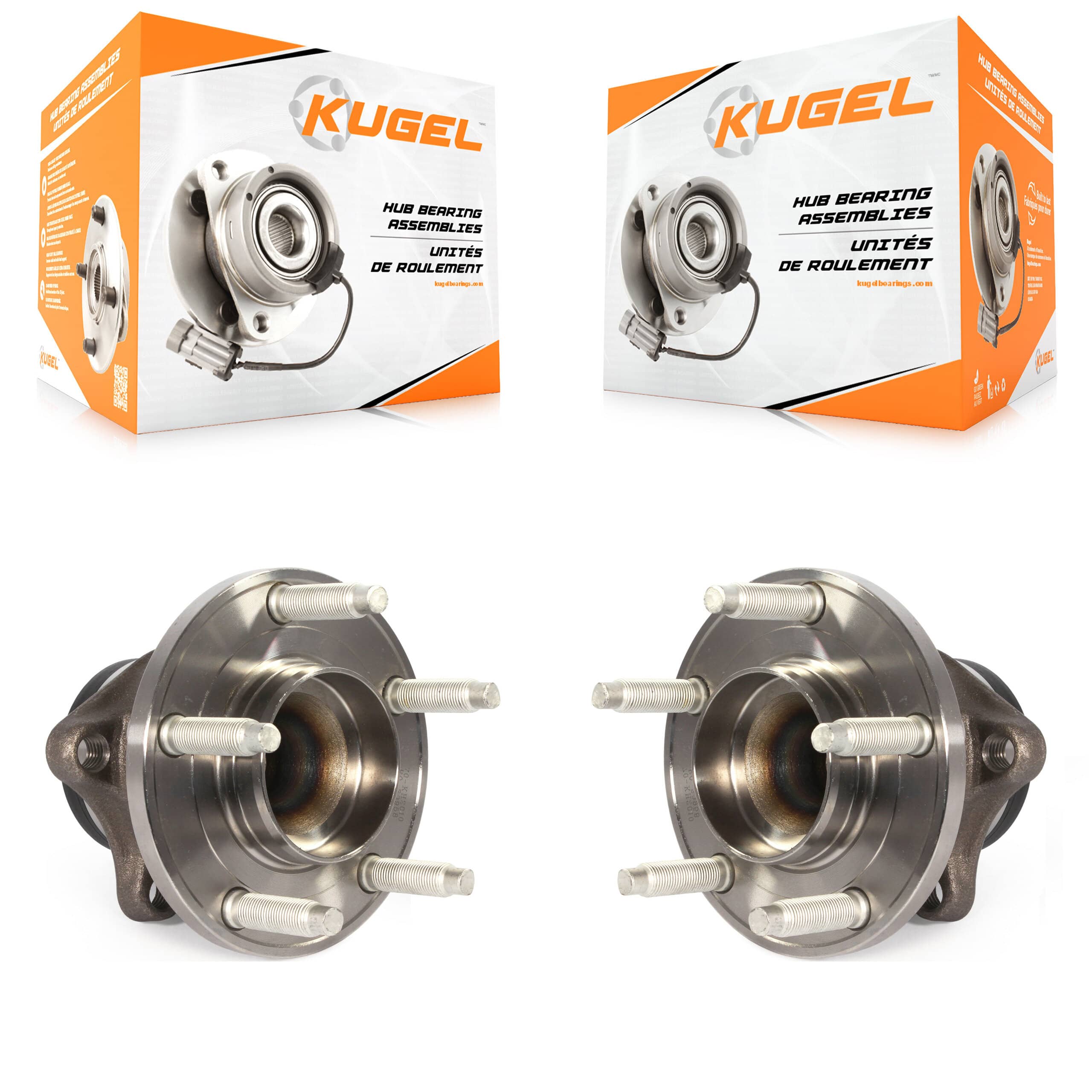 Kugel - K70-101517 - Rear Wheel Bearing and Hub Assembly Kits
