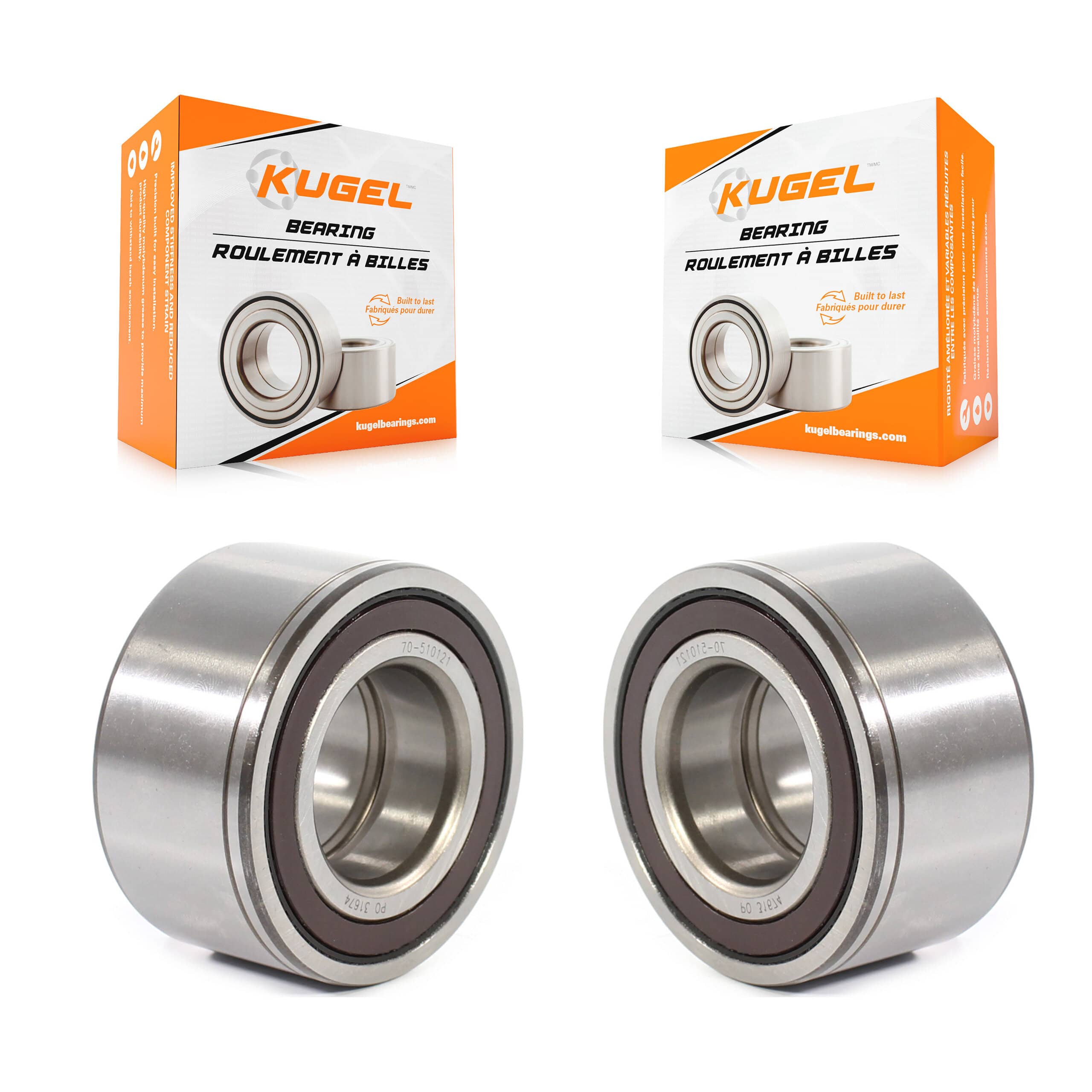 Kugel - K70-101519 - Front Wheel Bearing Kits