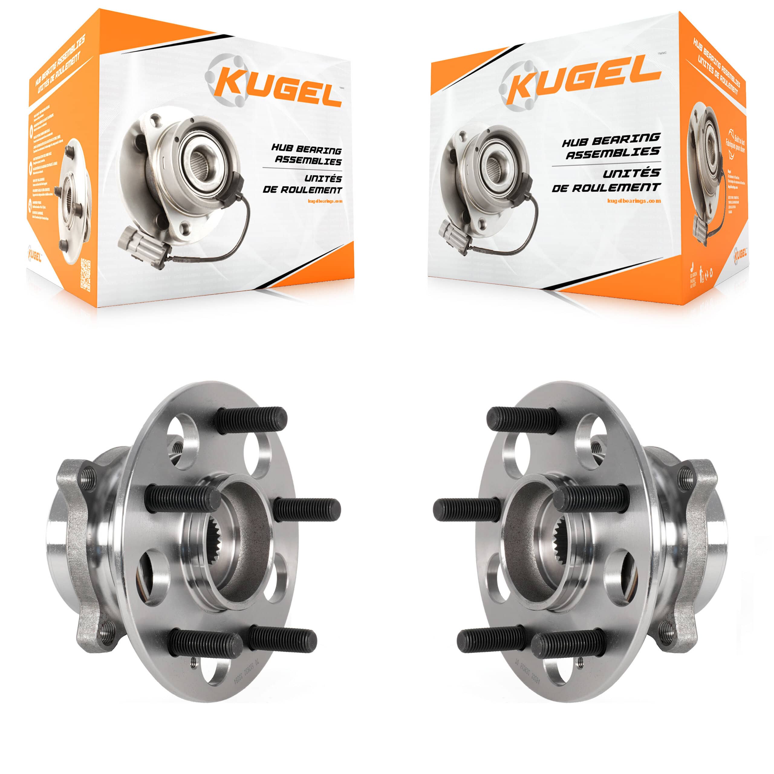 Kugel - K70-101788 - Rear Wheel Bearing and Hub Assembly Kits