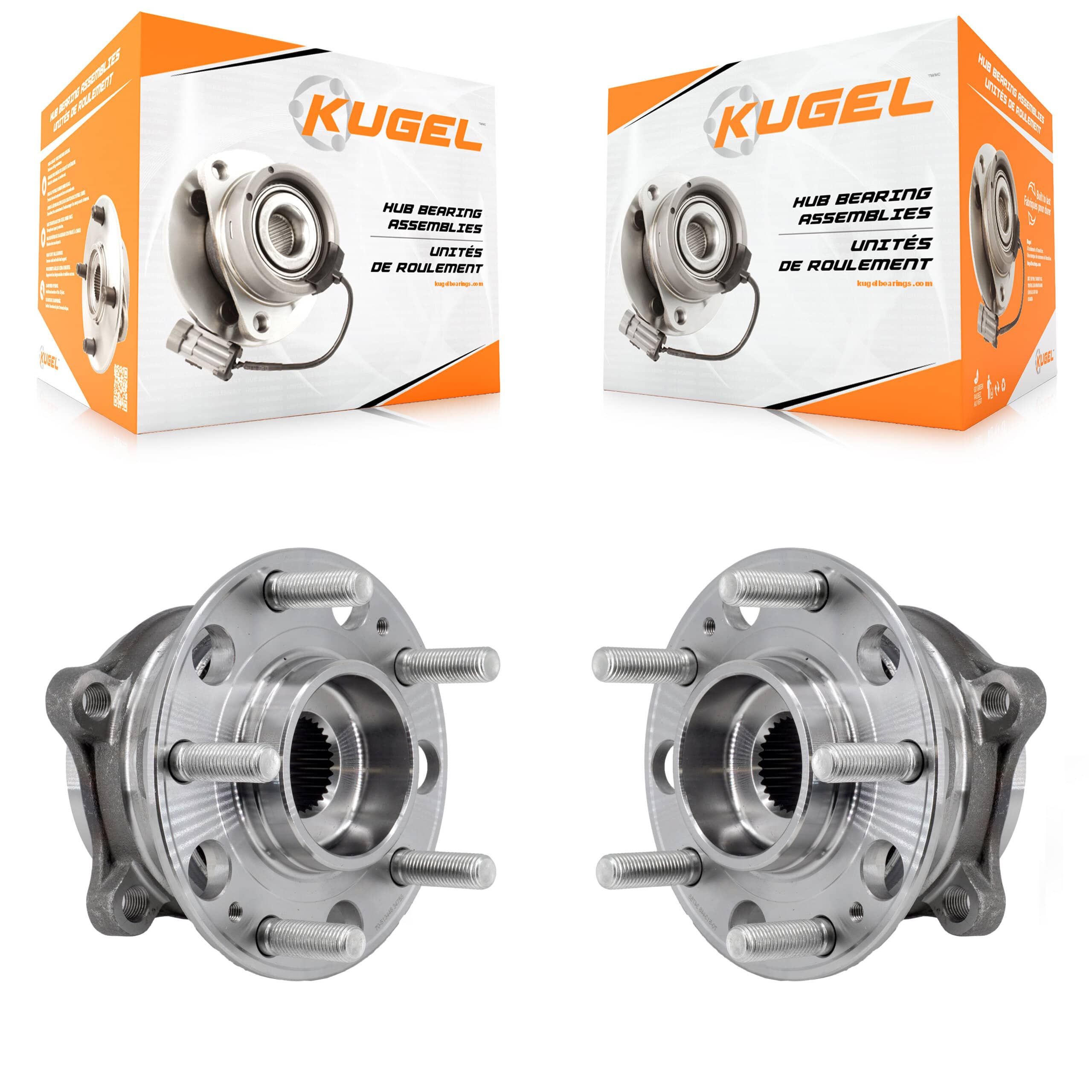 Kugel - K70-101976 - Rear Wheel Bearing and Hub Assembly Kits