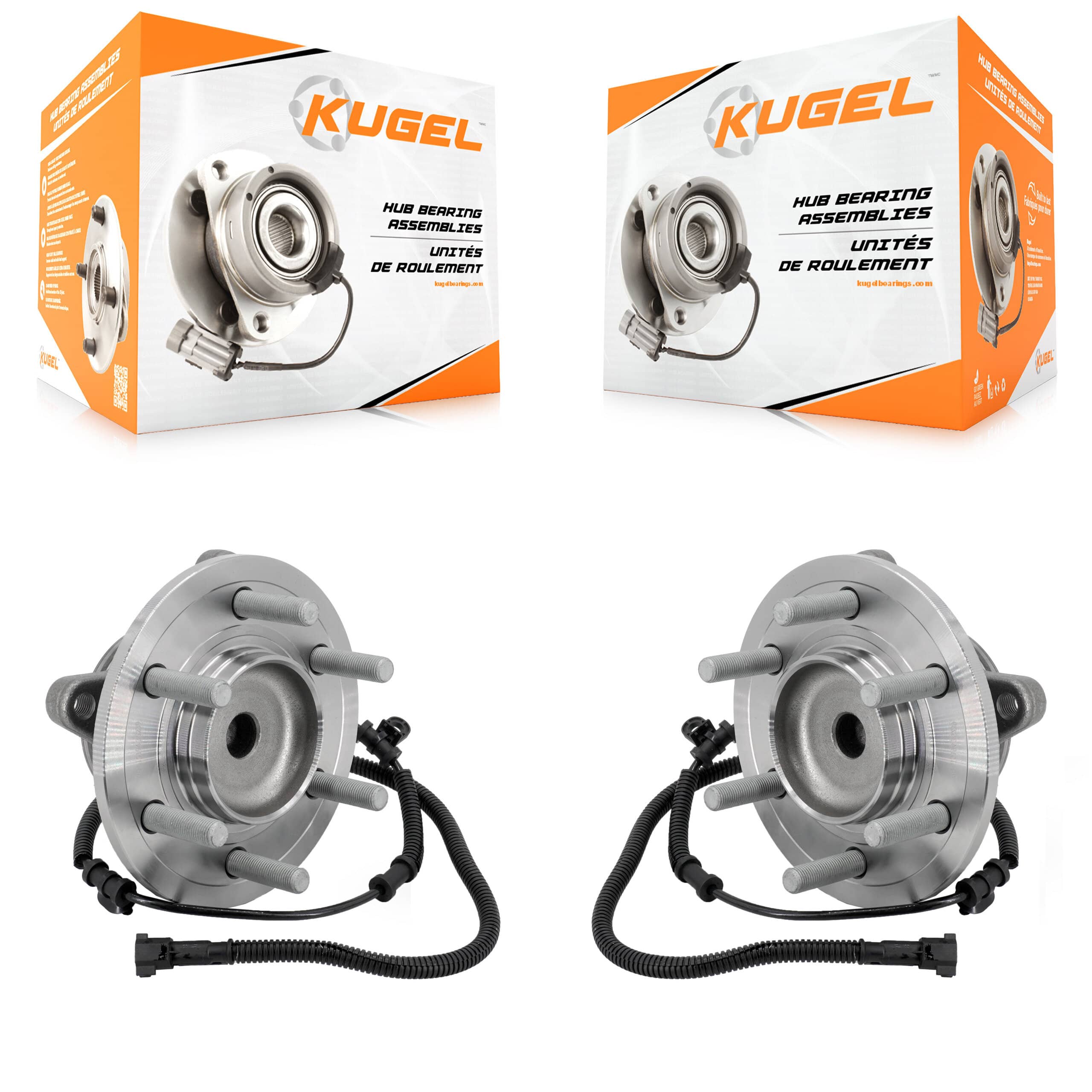 Kugel - K70-102178 - Front Wheel Bearing and Hub Assembly Kits