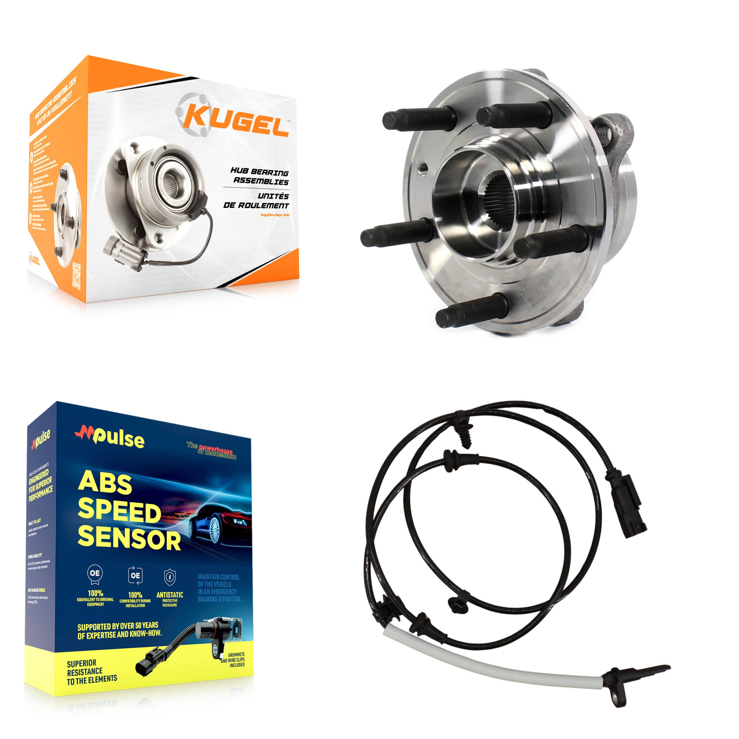 Kugel - K7S-100033 - Front Wheel Bearing and Hub Assembly Kits