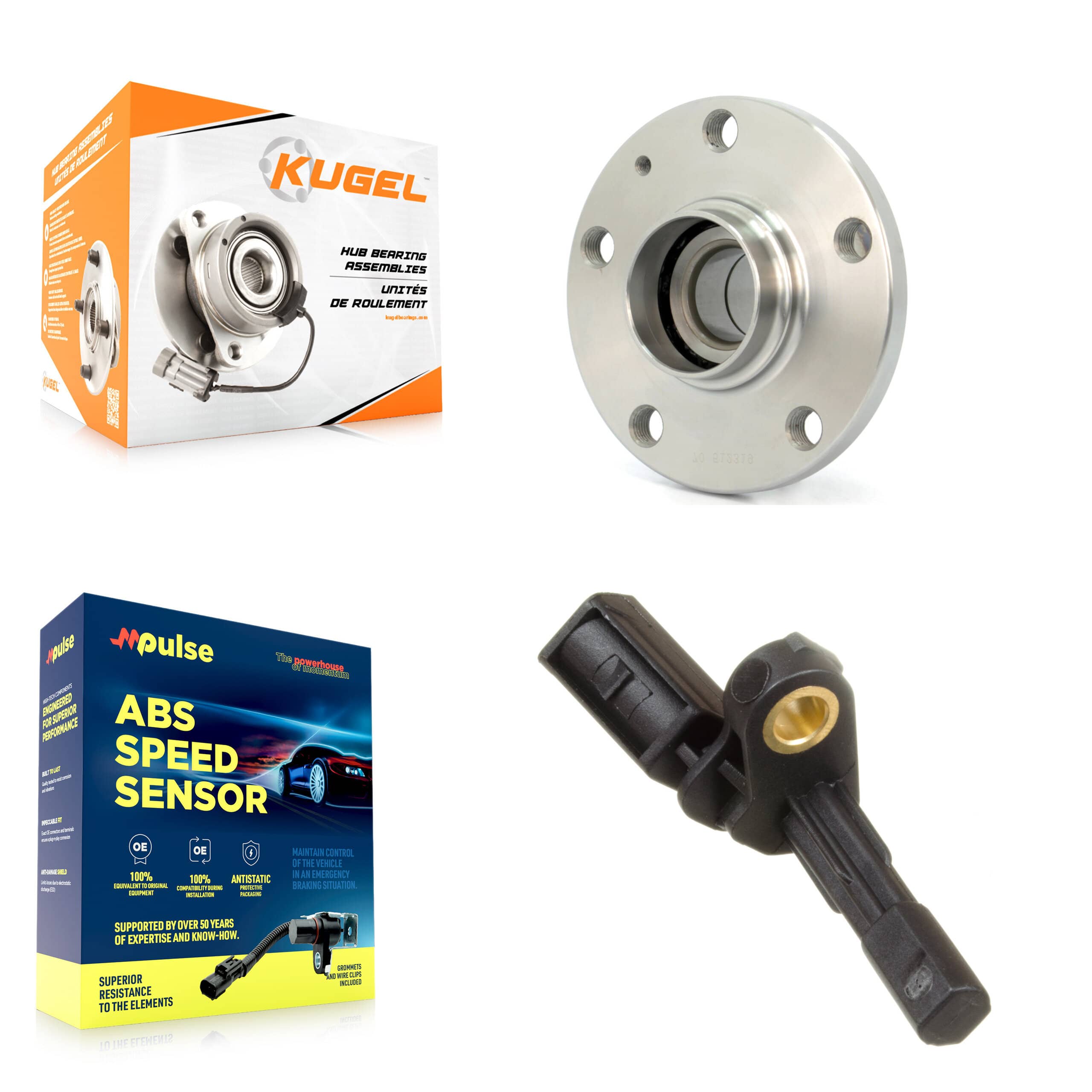 Kugel - K7S-100801 - Rear Wheel Bearing and Hub Assembly Kits