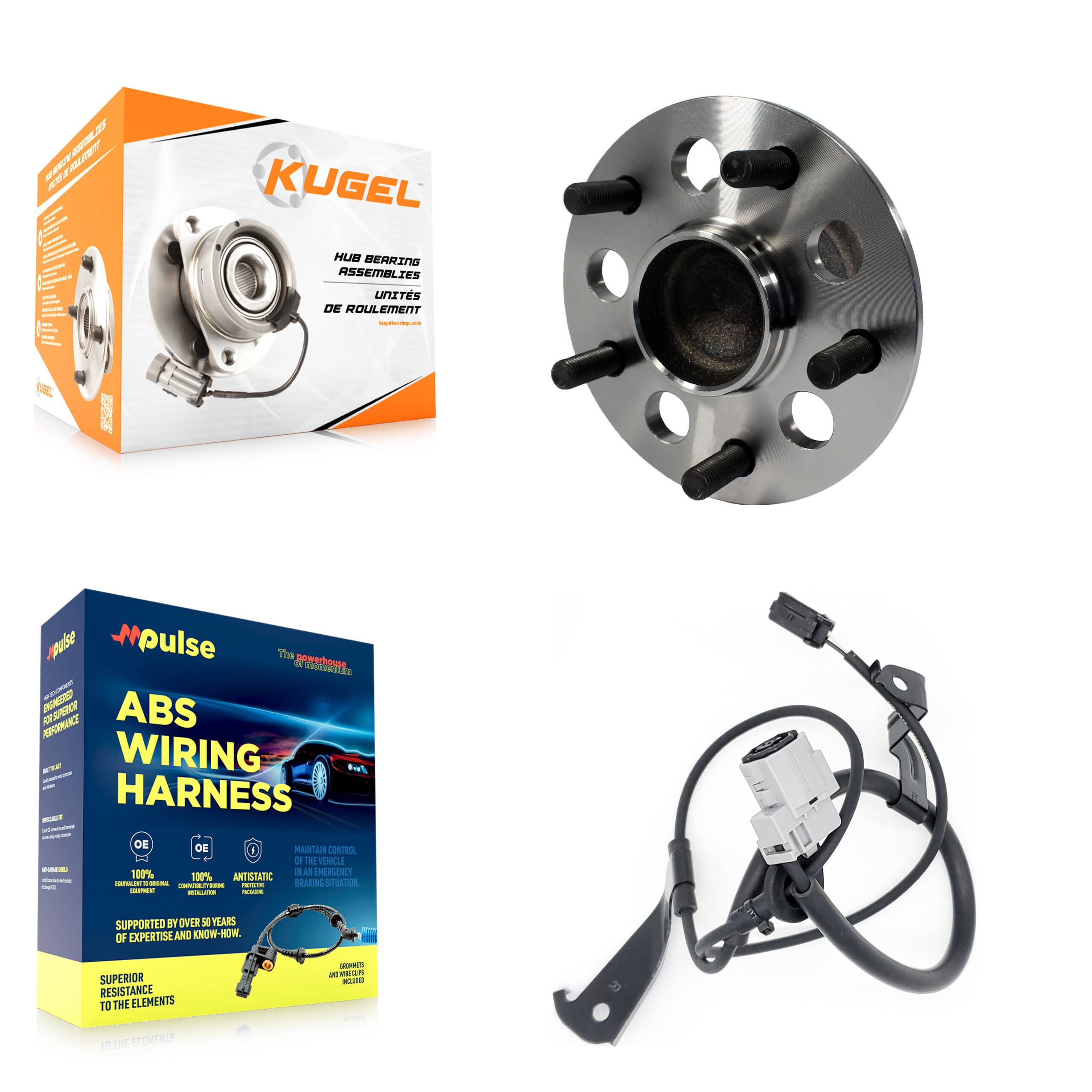 Kugel - K7S-101691 - Rear Right Wheel Bearing and Hub Assembly Kits
