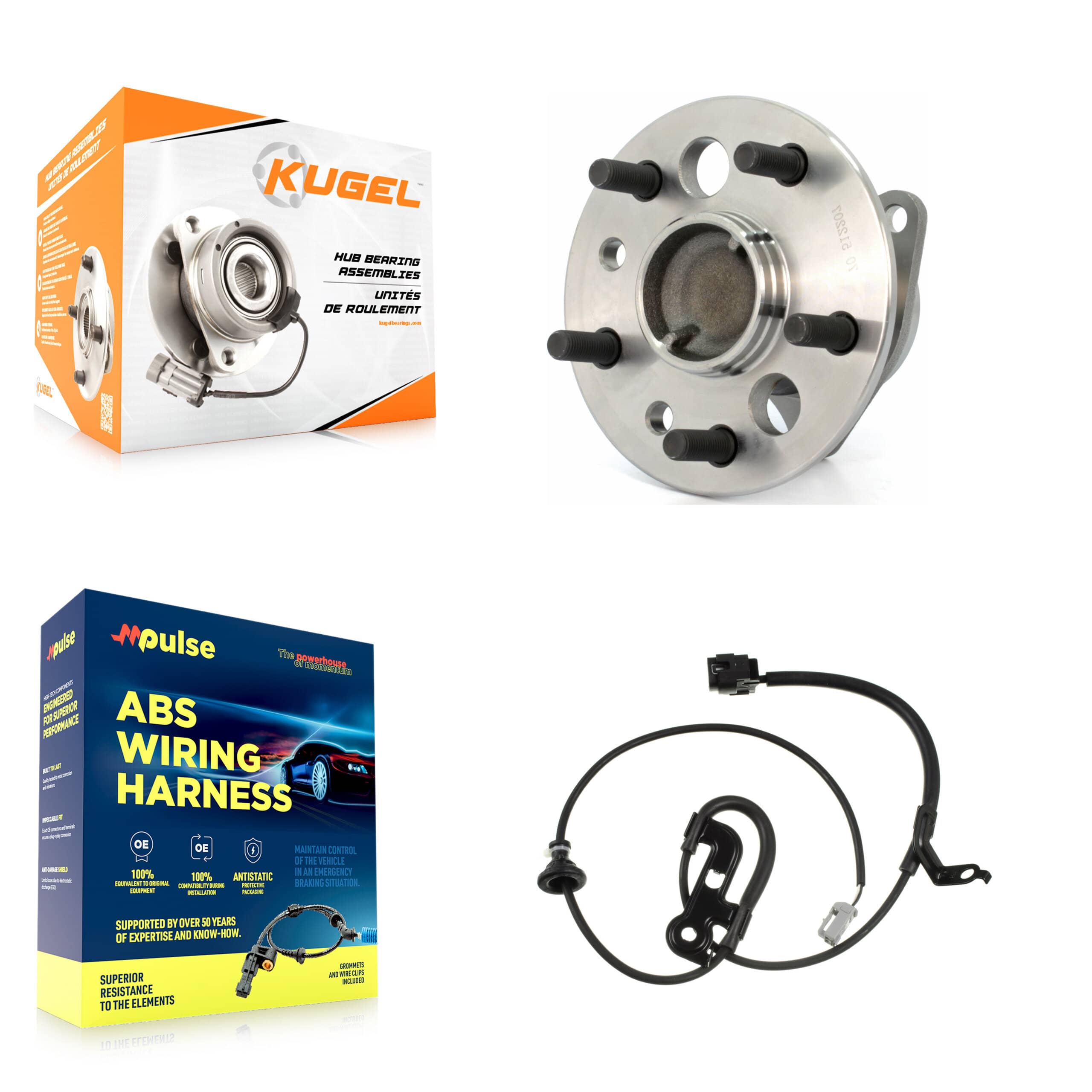 Kugel - K7S-101692 - Rear Right Wheel Bearing and Hub Assembly Kits