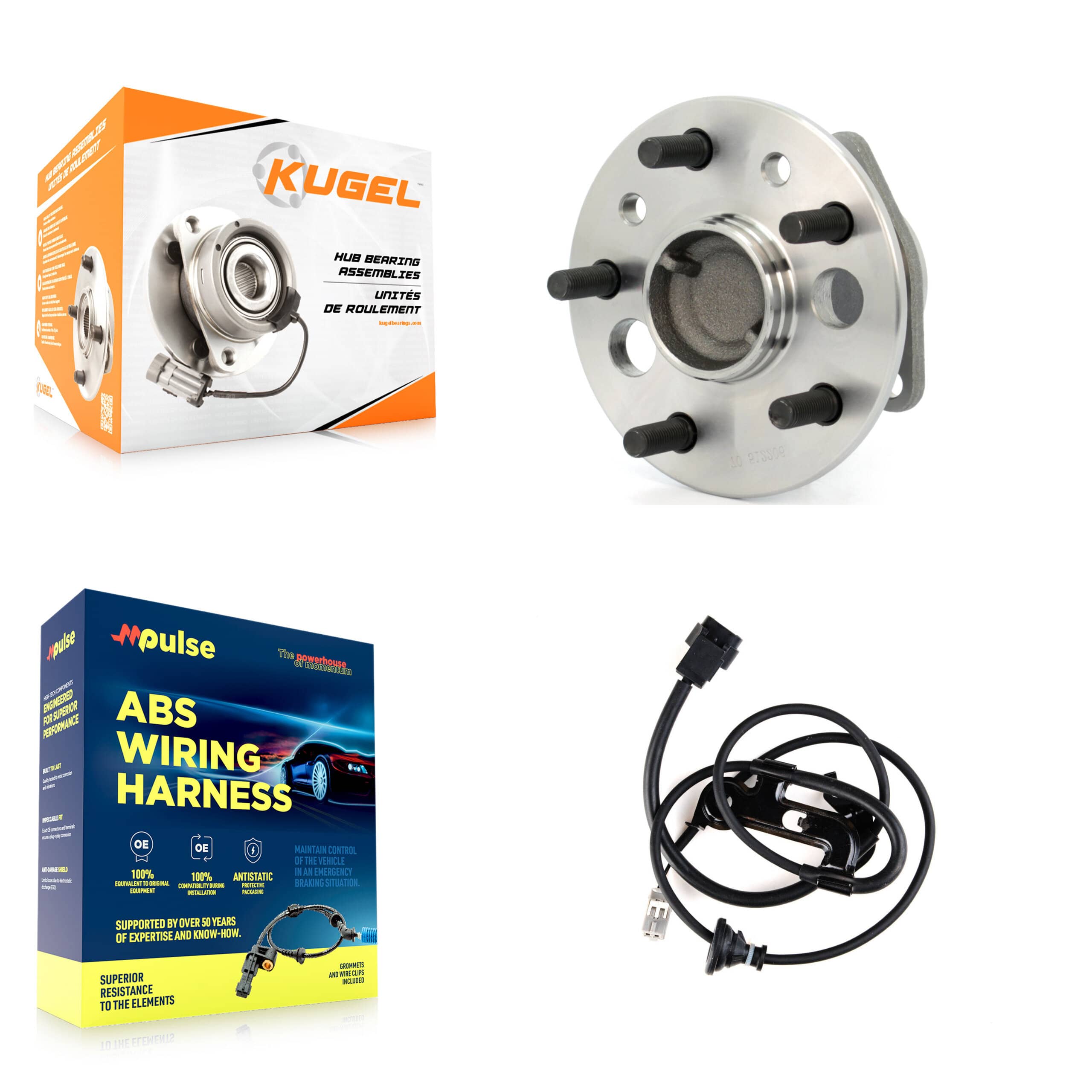 Kugel - K7S-101702 - Rear Left Wheel Bearing and Hub Assembly Kits