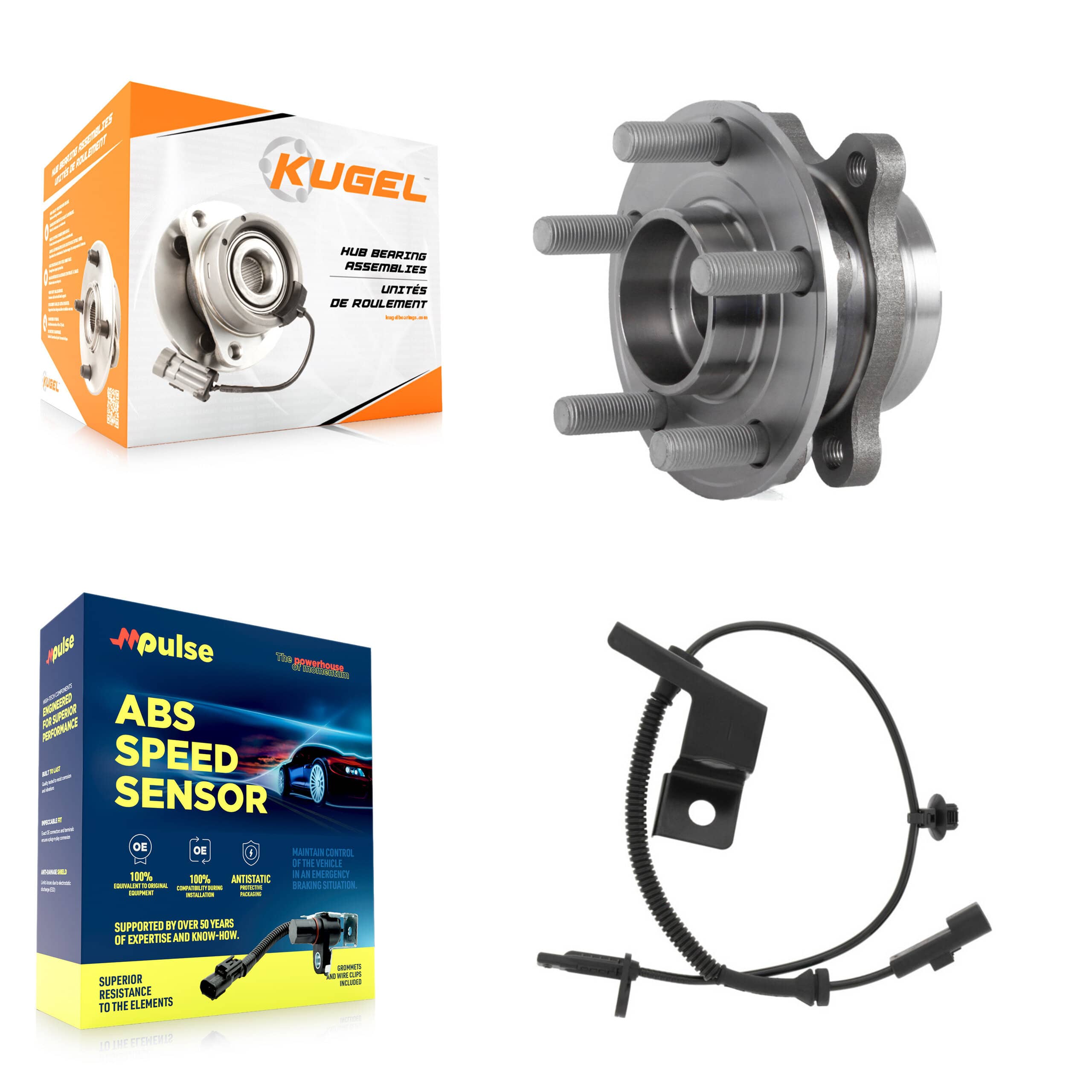 Kugel - K7S-103171 - Front Wheel Bearing and Hub Assembly Kits