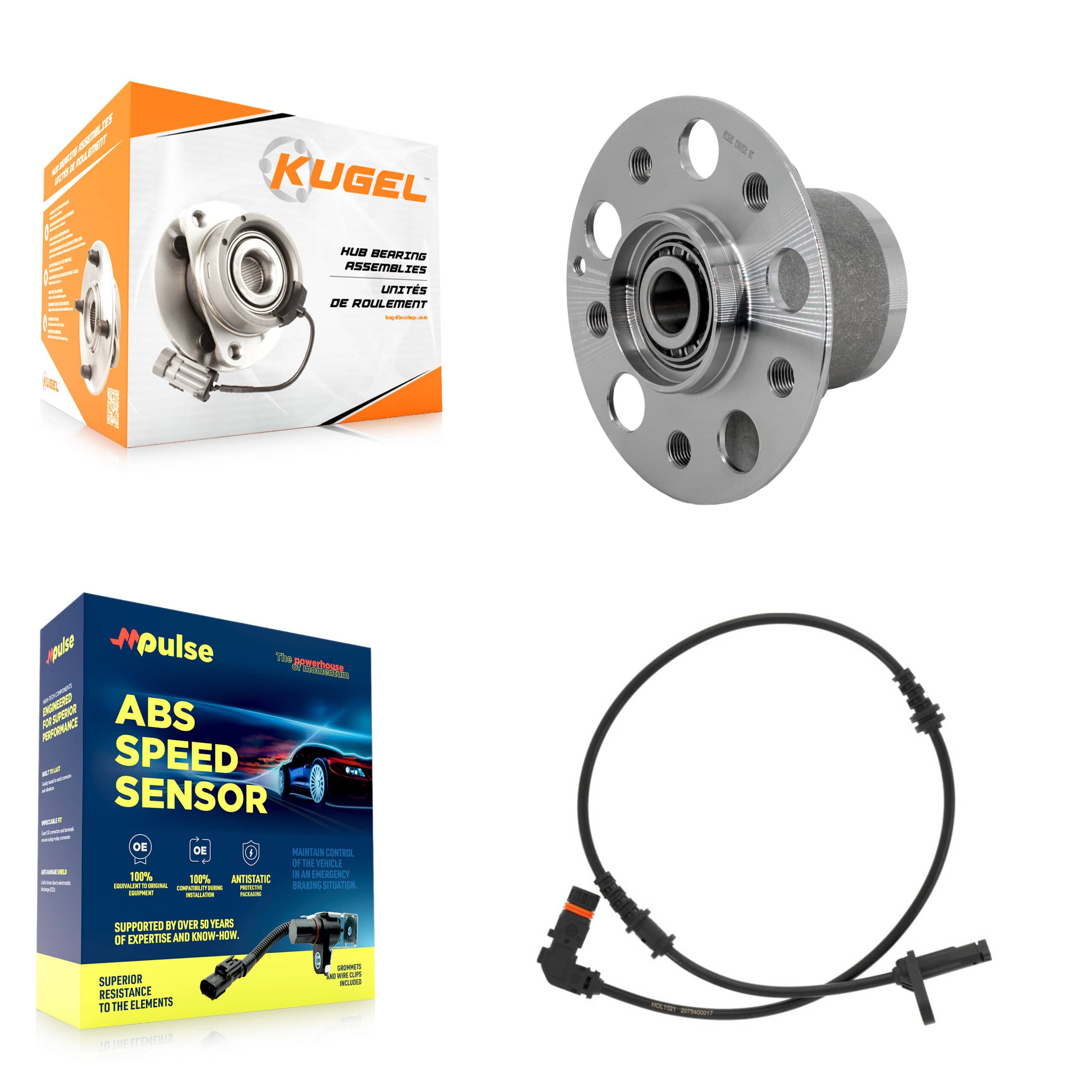 Kugel - K7S-103178 - Front Wheel Bearing and Hub Assembly Kits