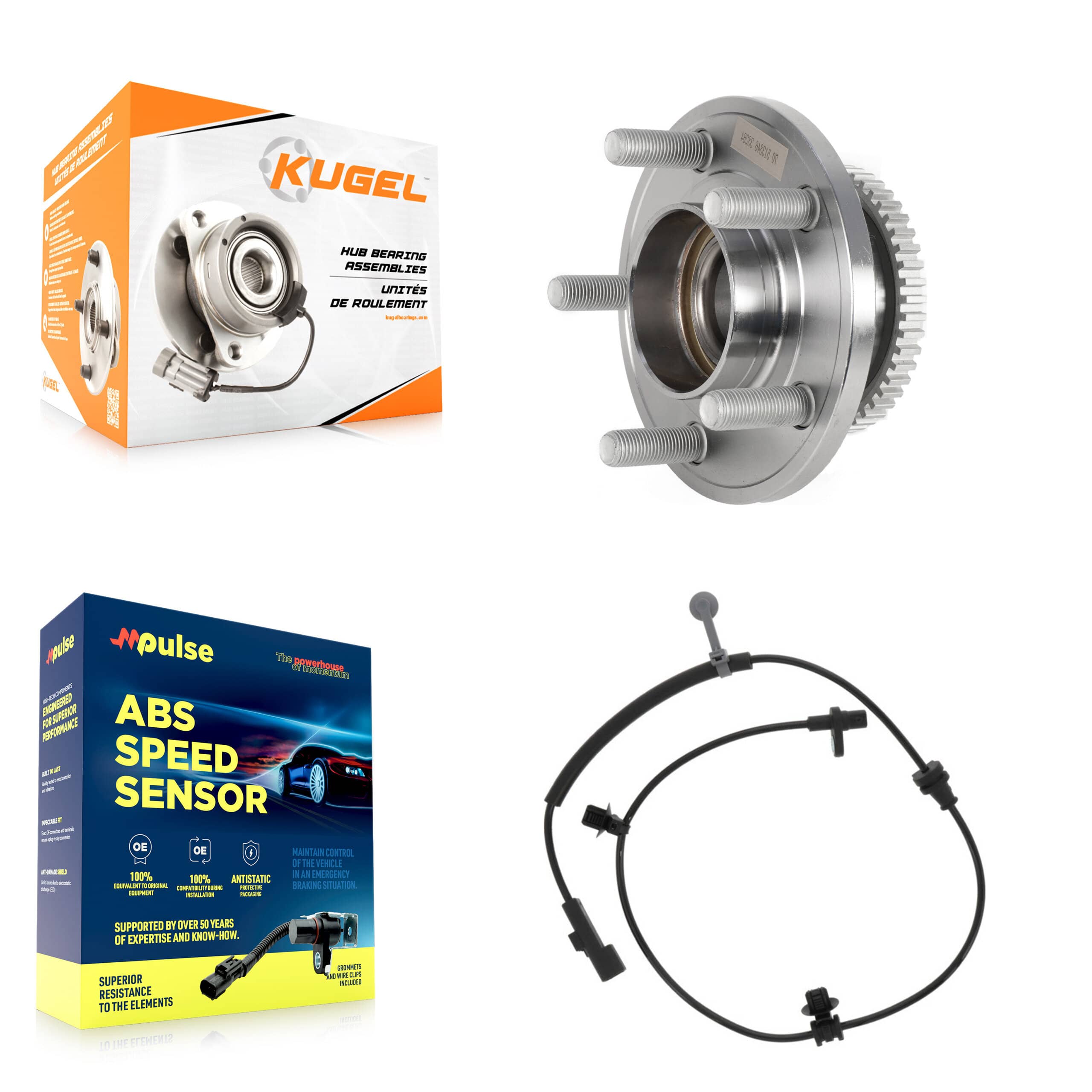 Kugel - K7S-103291 - Front Wheel Bearing and Hub Assembly Kits