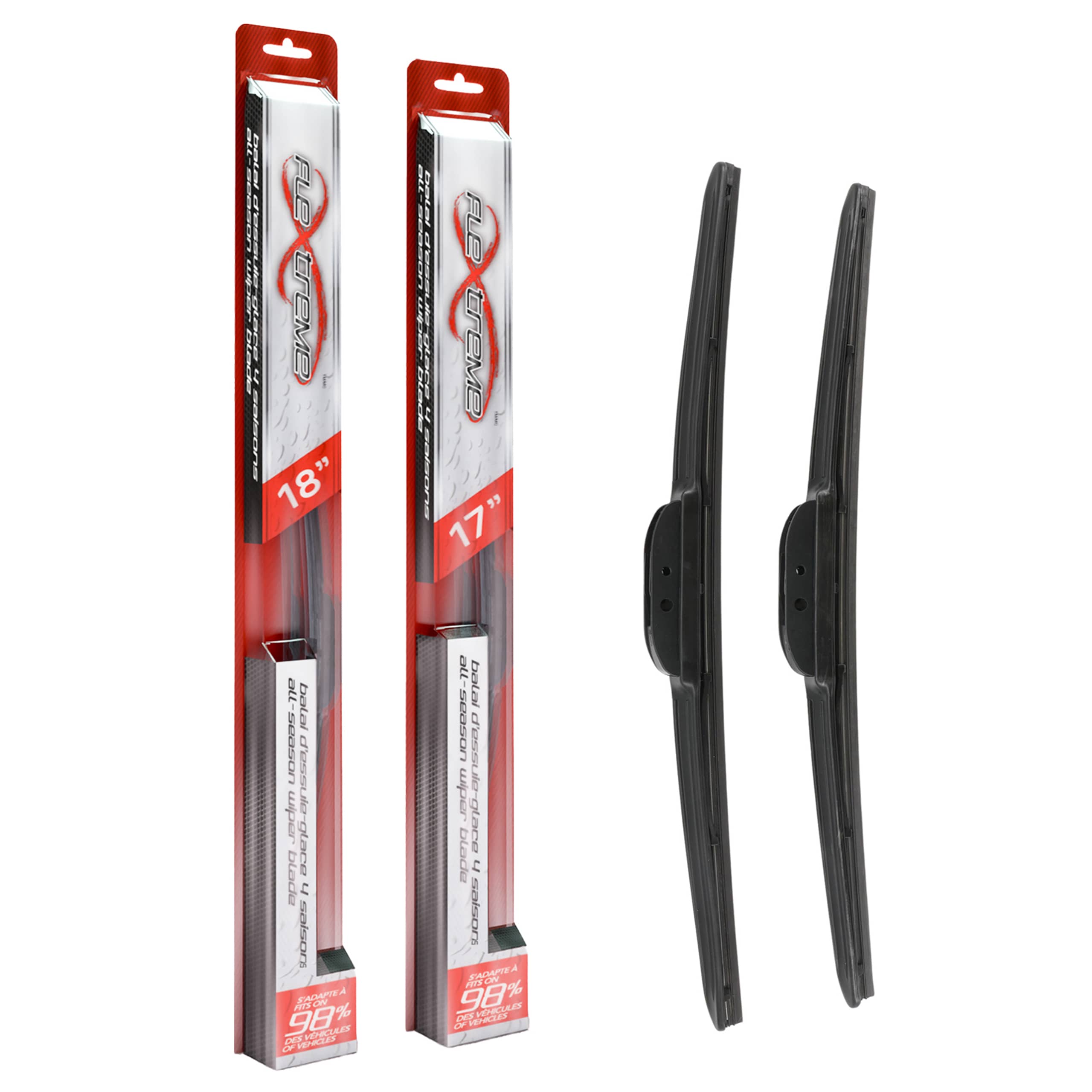 Flextreme - K90-100243 - Front Windshield Wiper Blade Kits