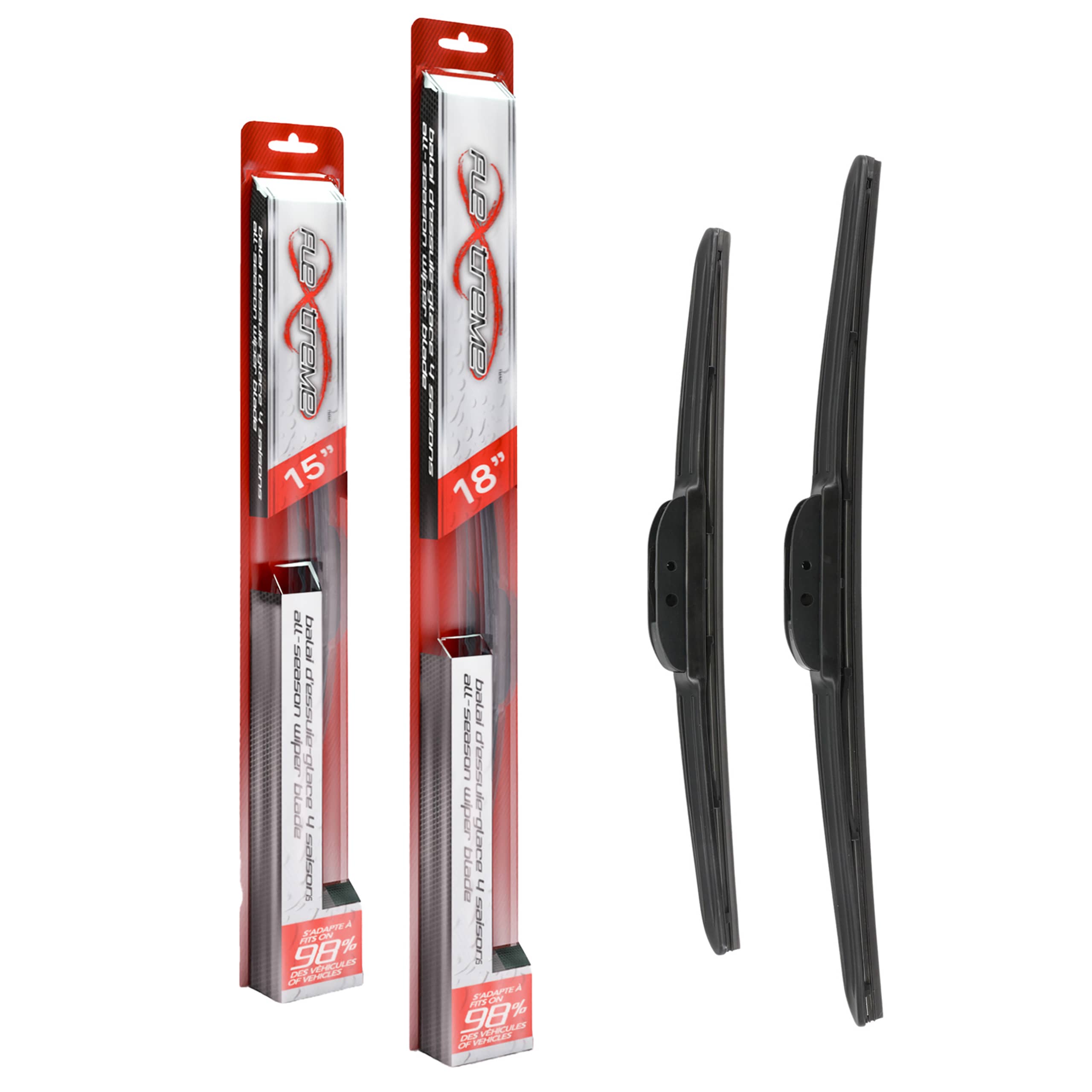 Flextreme - K90-100267 - Front Windshield Wiper Blade Kits