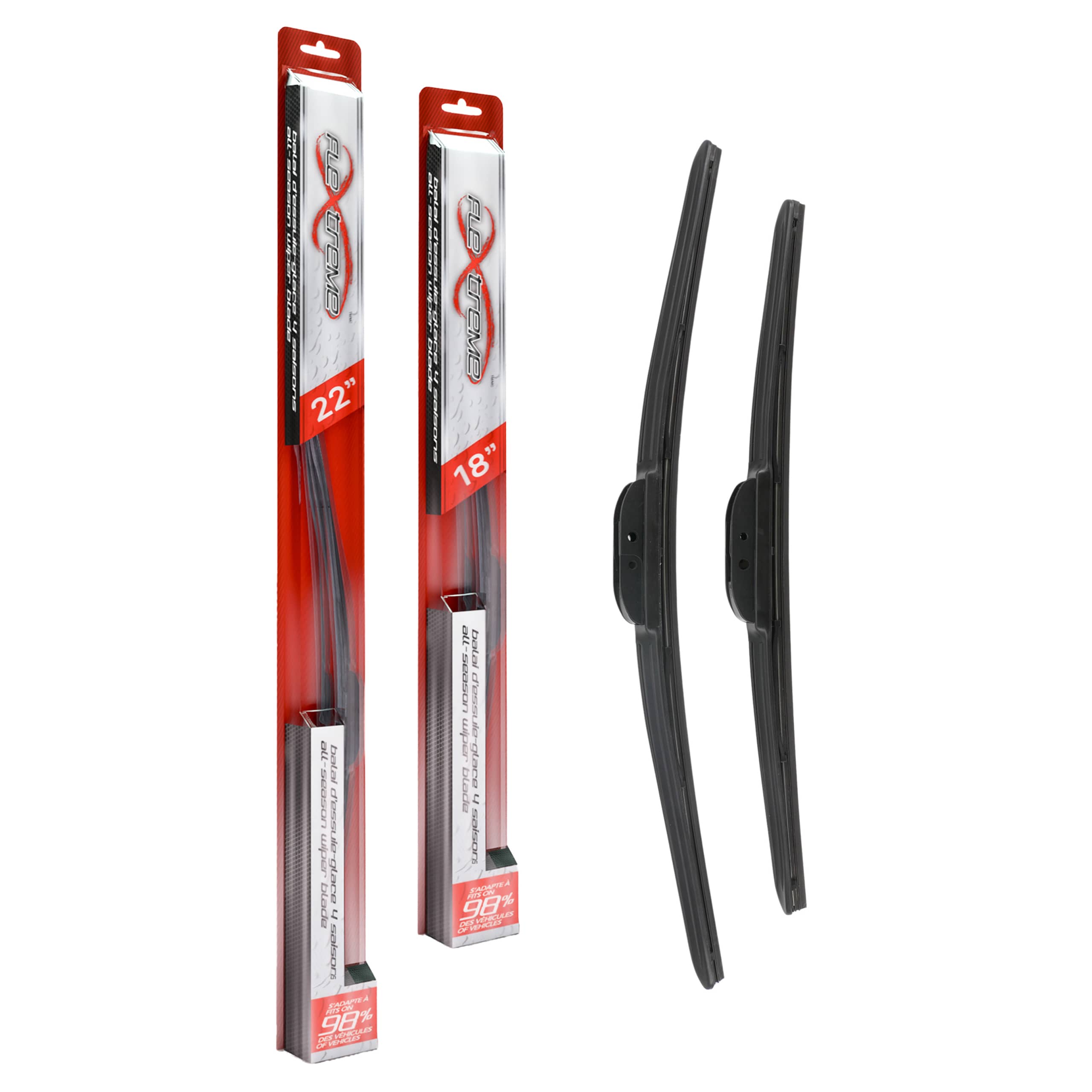 Flextreme - K90-100273 - Front Windshield Wiper Blade Kits