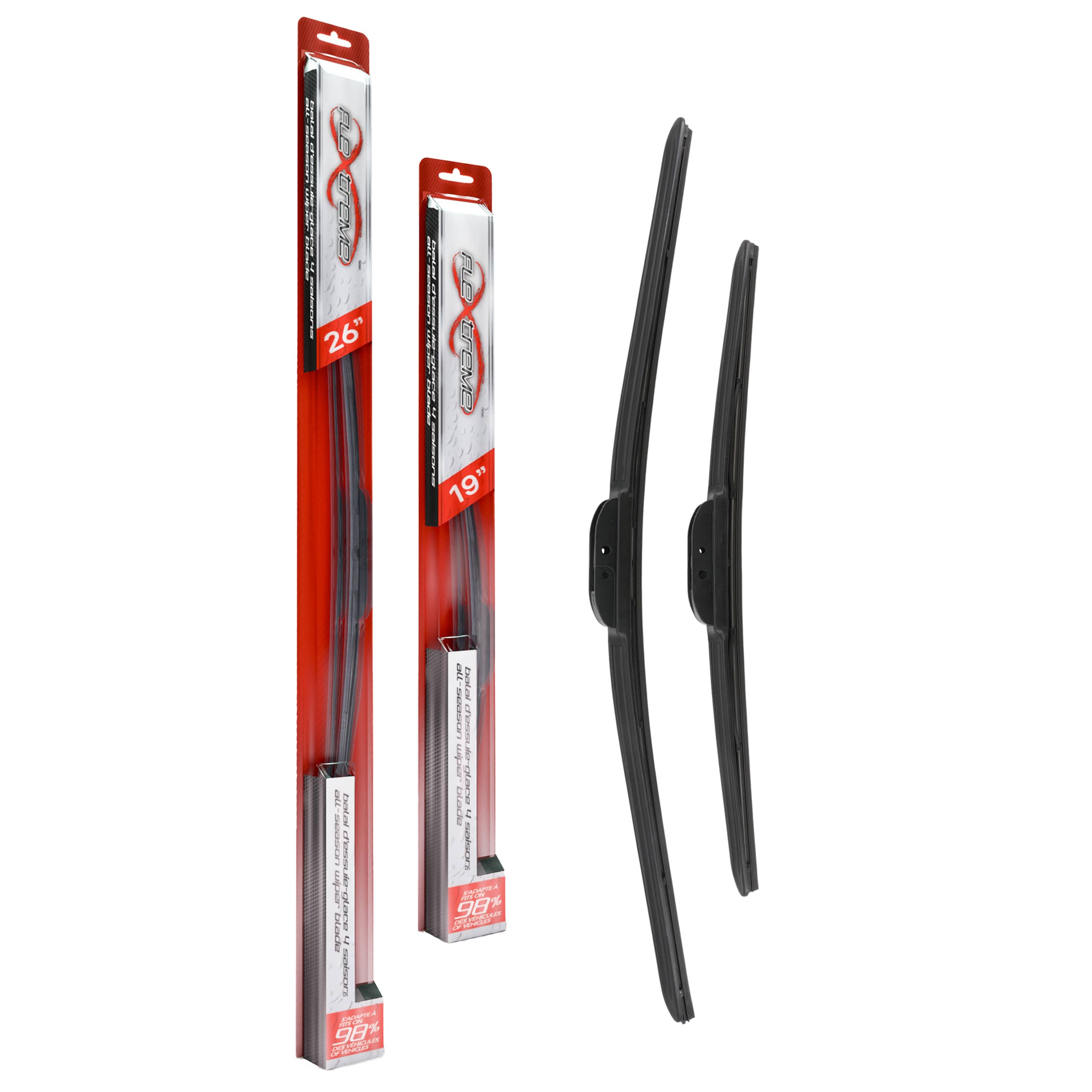 Flextreme - K90-100300 - Front Windshield Wiper Blade Kits