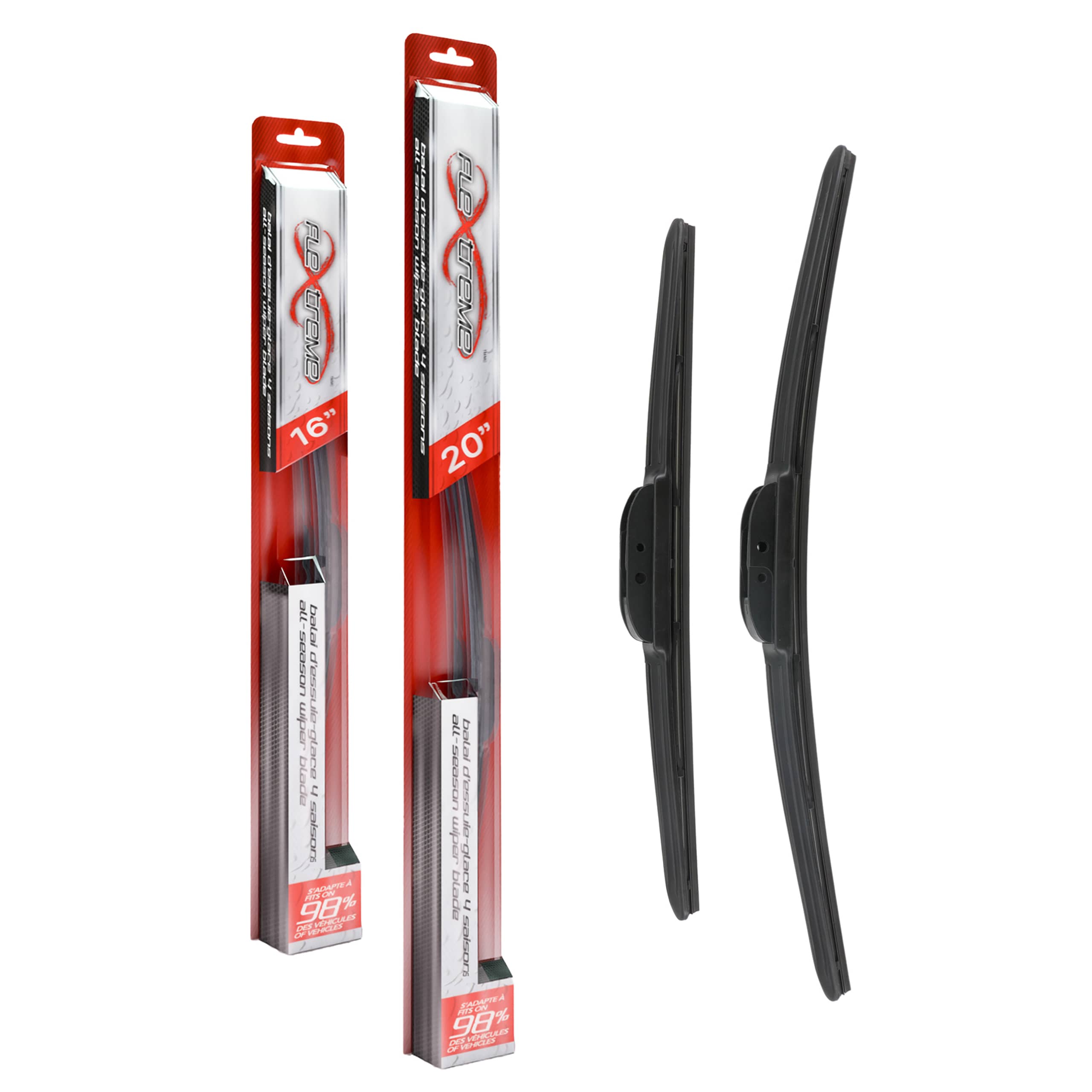 Flextreme - K90-100314 - Front Windshield Wiper Blade Kits