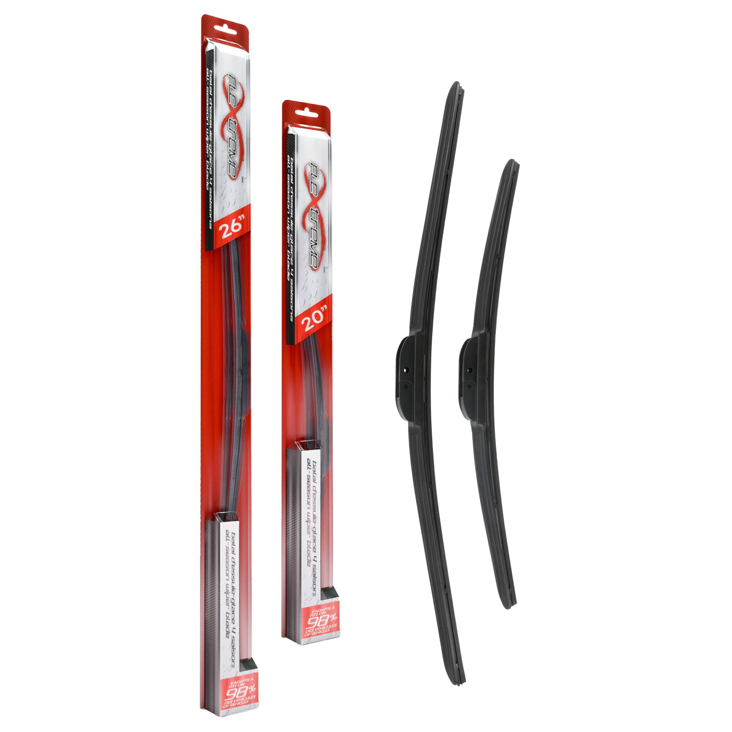 Flextreme - K90-100319 - Front Windshield Wiper Blade Kits