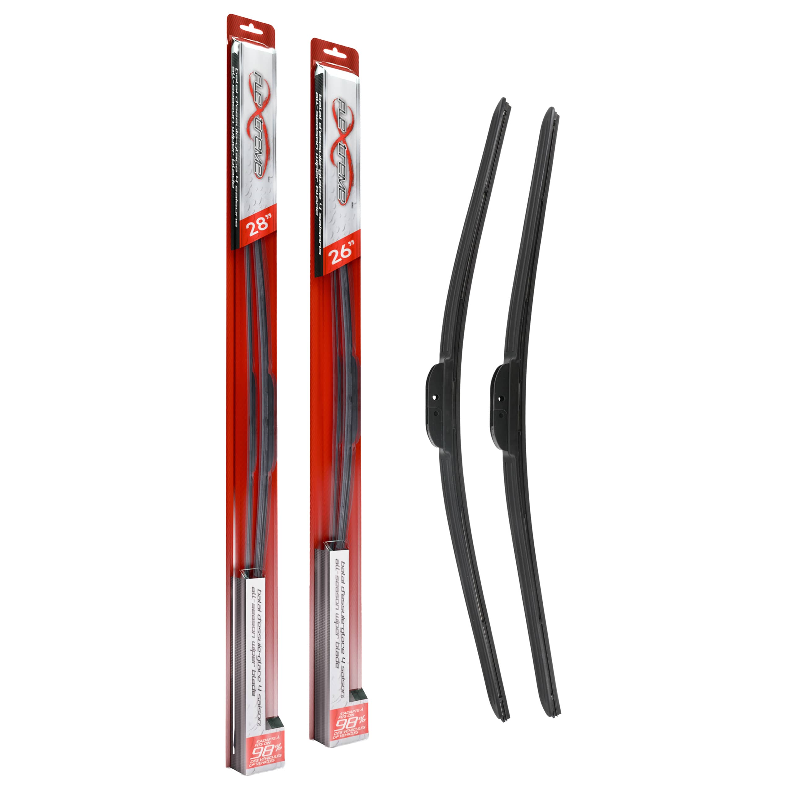 Flextreme - K90-100372 - Front Windshield Wiper Blade Kits