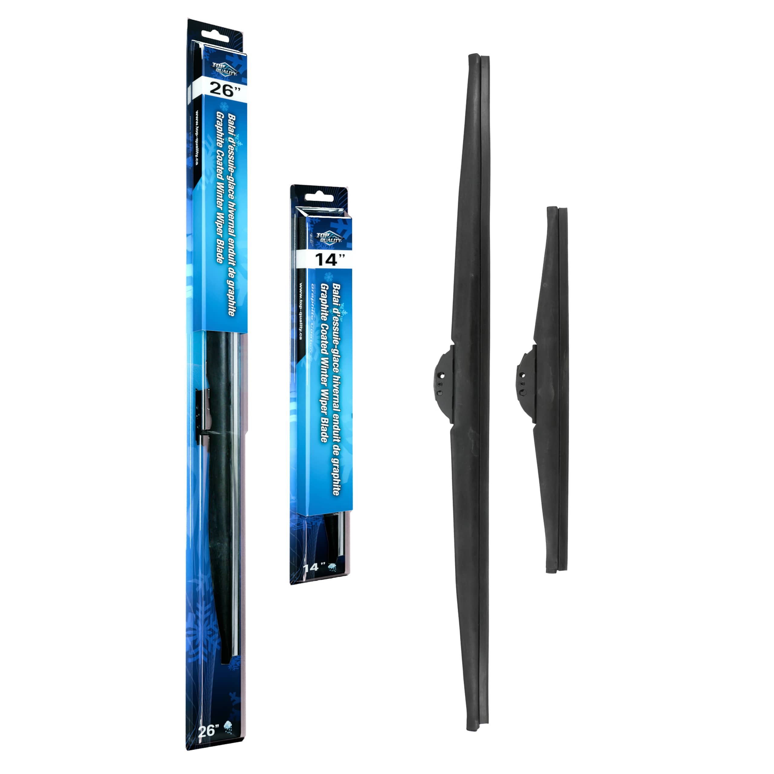 Top Quality - K90-100395 - Front Windshield Wiper Blade Kits