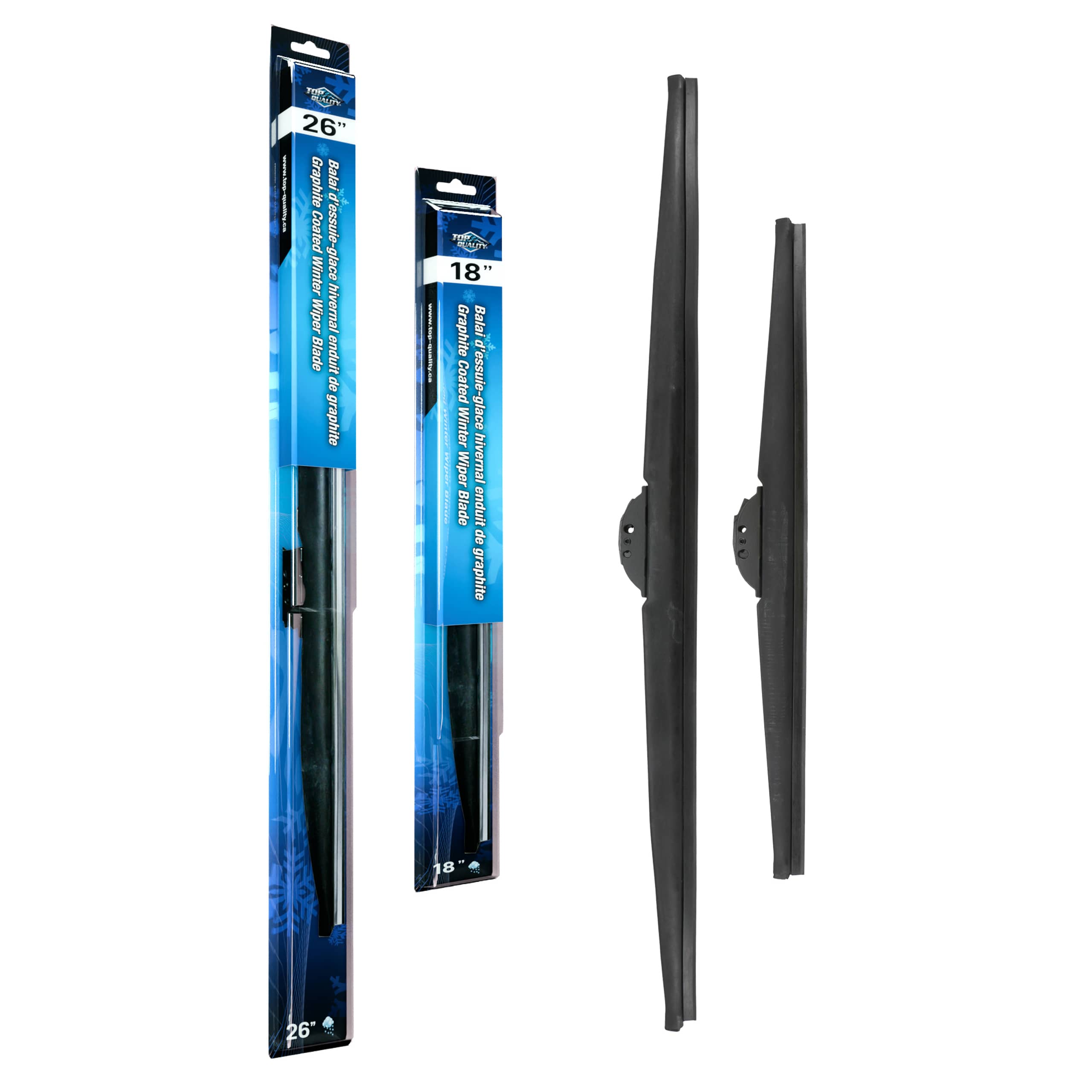 Top Quality - K90-100470 - Front Windshield Wiper Blade Kits