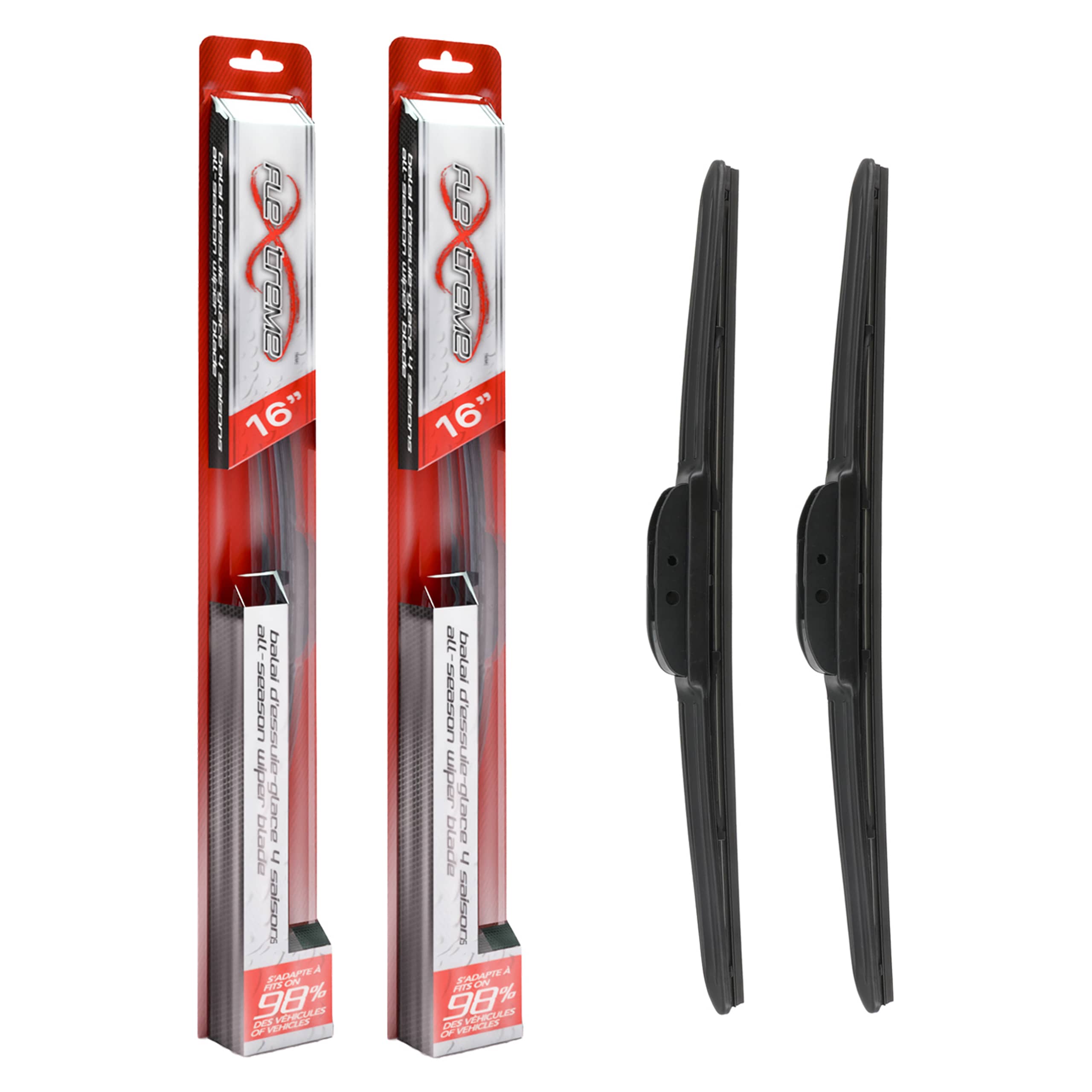 Flextreme - K90-100572 - Front Windshield Wiper Blade Kits