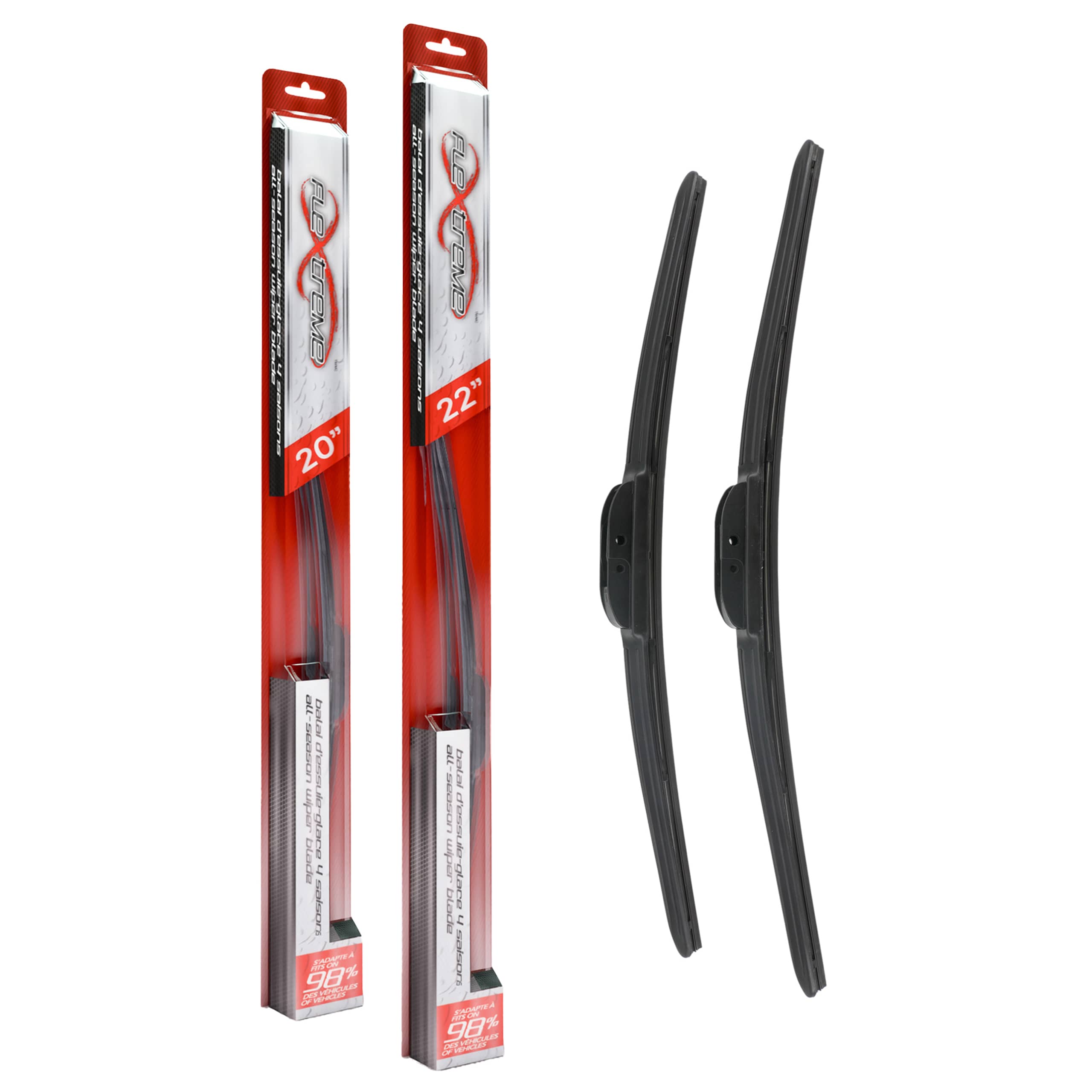 Flextreme - K90-100654 - Front Windshield Wiper Blade Kits
