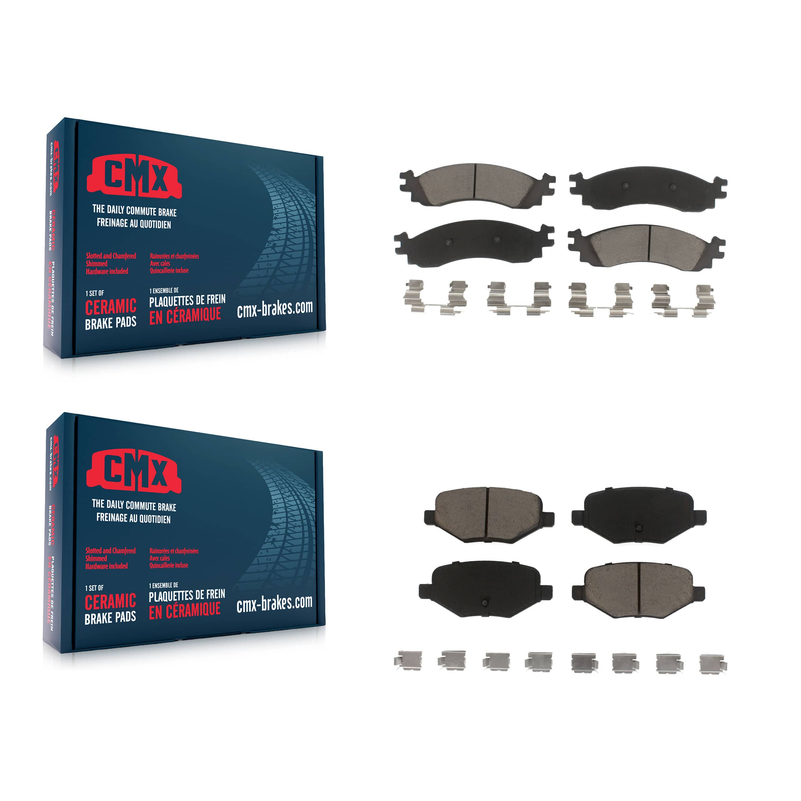 CMX - KCX-100002 - Front and Rear Disc Brake Pad Kits