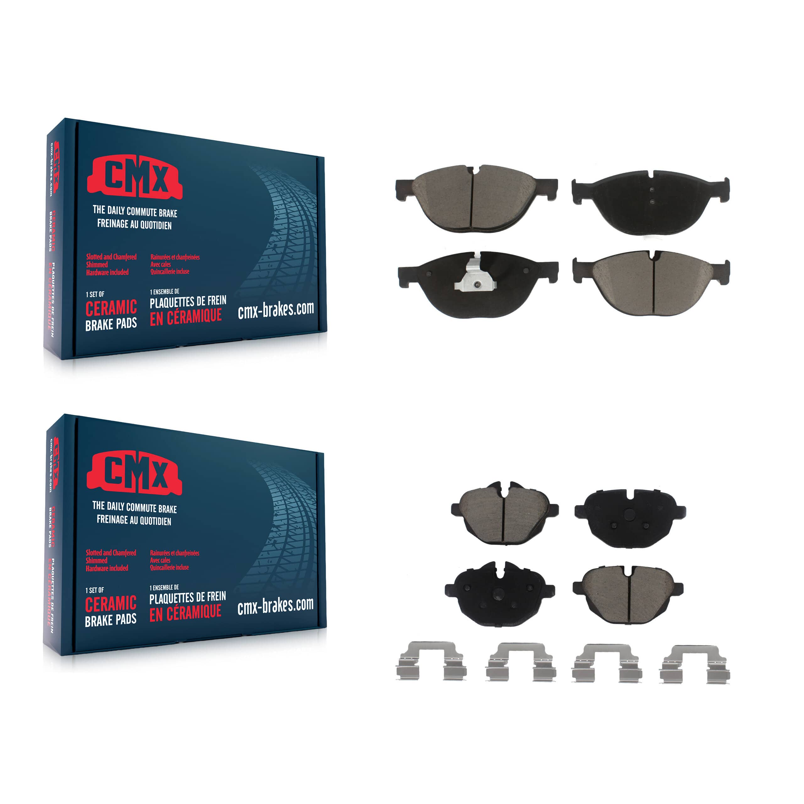 CMX - KCX-100010 - Front and Rear Disc Brake Pad Kits