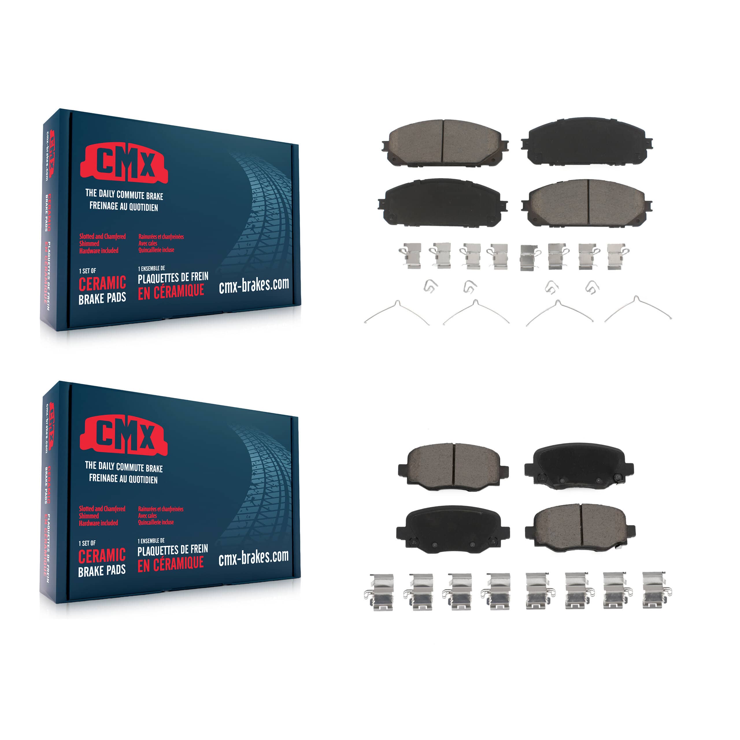 CMX - KCX-100013 - Front and Rear Disc Brake Pad Kits