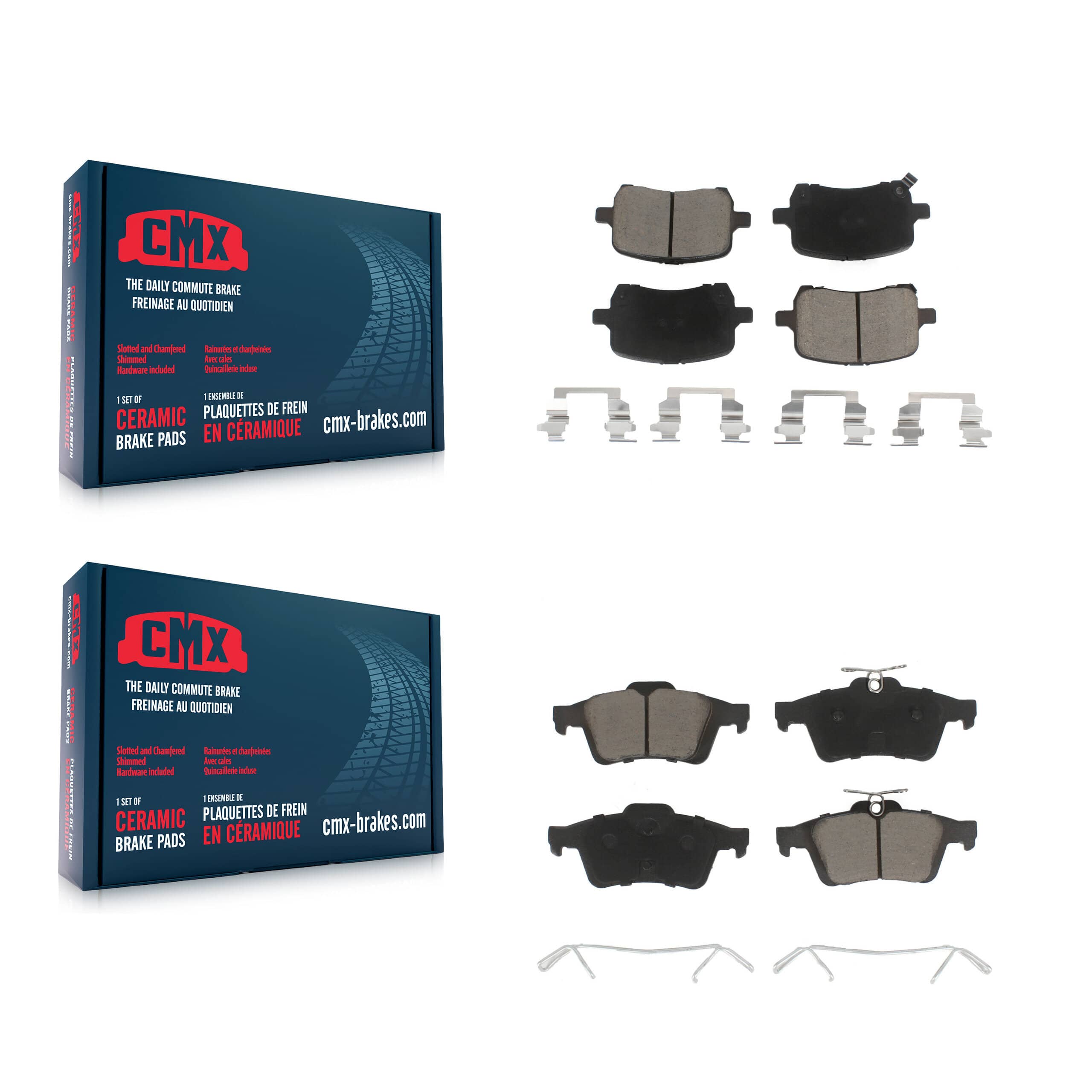 CMX - KCX-100150 - Front and Rear Disc Brake Pad Kits